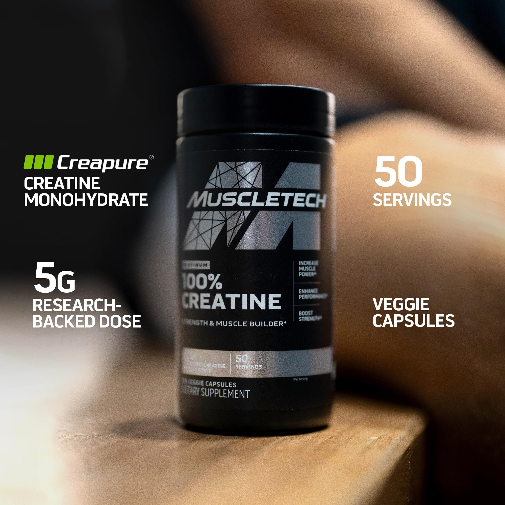 MuscleTech Platinum 100% Creatine Pills | Creatine Monohydrate Pill| | Muscle Recovery MuscleTechUS supplements