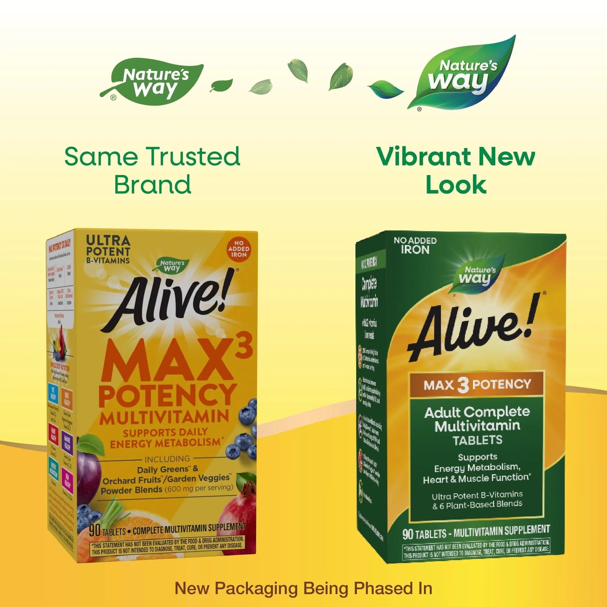 Nature's Way Alive! Max3 Potency Adult Complete Multivitamin, High Potency B-Vitamins to Support Energy Metabolism Nature's WayAu supplements