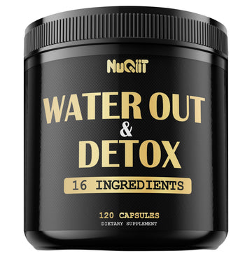 Nuqiit Water Out Supplement with Dandelion Root 12000mg Apple Cider Vinegar 4500mg & More NuqiitAu supplements