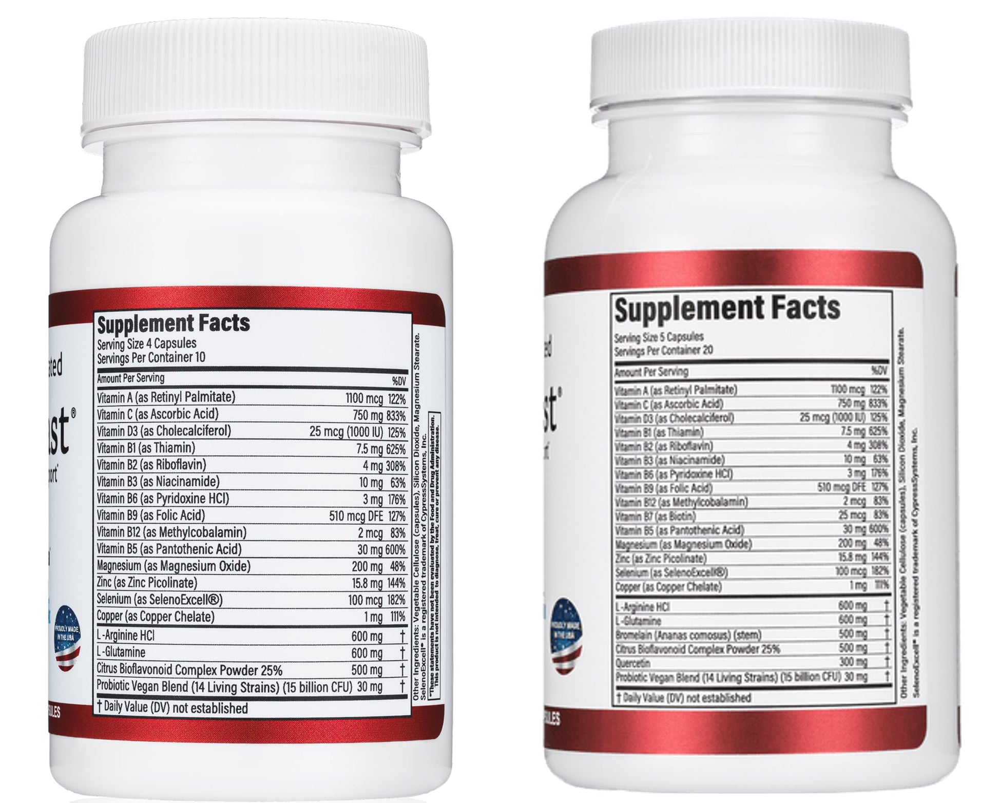 HealFast Complete Surgery & Injury Recovery Supplement: for Wound, Scar Treatment & Bruising w/Vitamins, Bromelain, Quercetin & Probiotics (Pre+Post Op) HealFastAu supplements