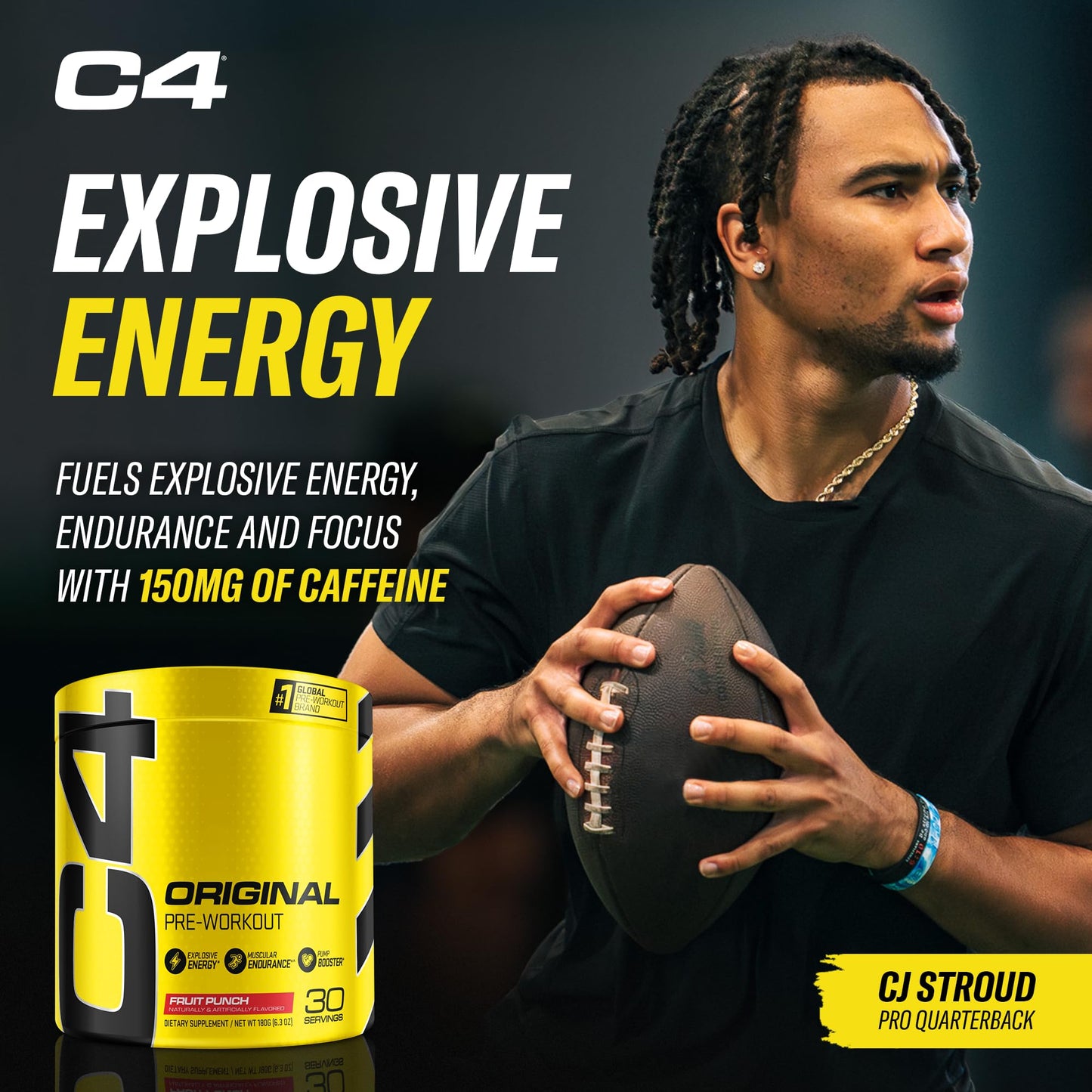 Cellucor Pre Workout & BCAA Bundle, C4 Original Pre Workout Powder, Fruit Punch ScivationUS supplements