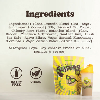 SunPower Vegan Protein Powder - 21g Plant Protein per Serving - Pea, Sunflower SunPowerUS supplements