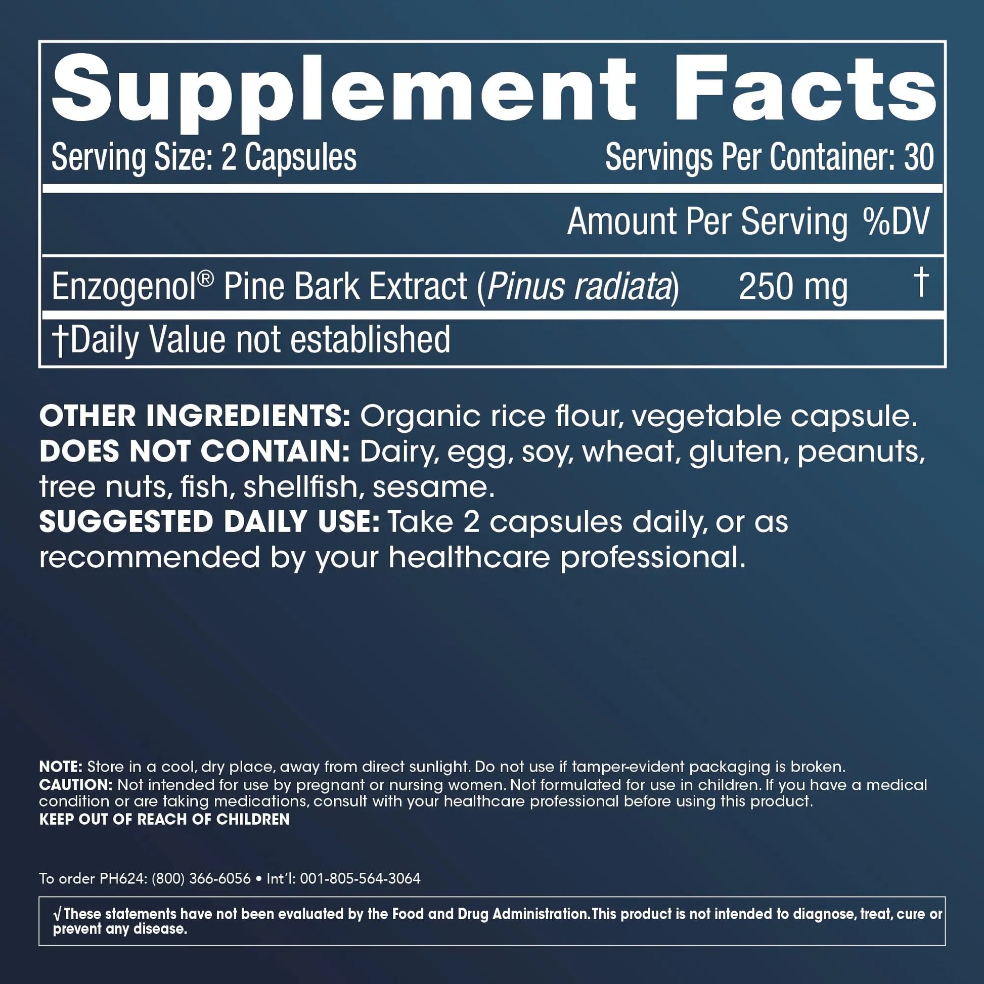 ProHealth Enzogenol Pine Bark Extract | 60 Capsules | New Zealand Sourced Antioxidant Support | Triple 3rd Party Tested, GMP Manufactured in The USA ProHealthAu supplements