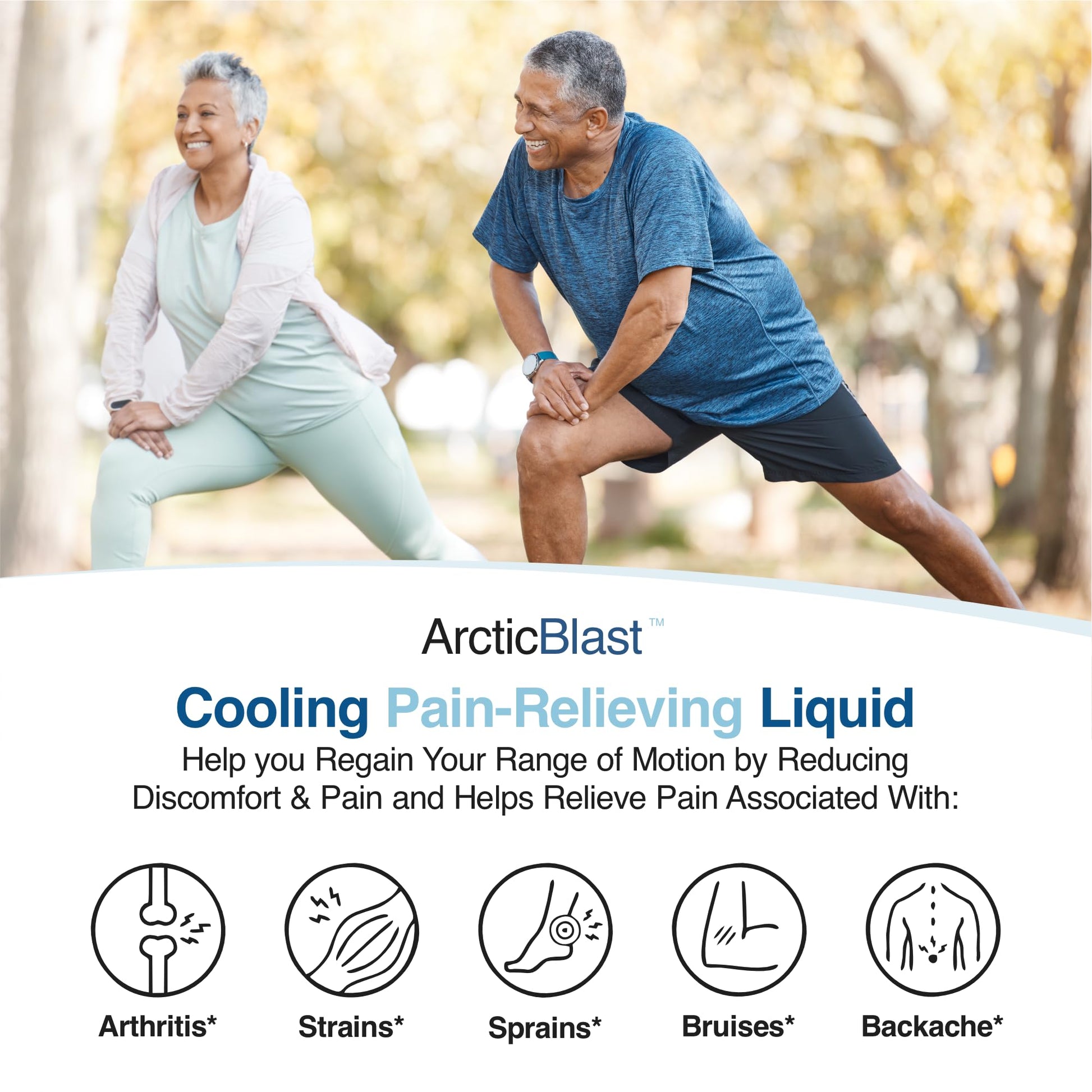N Labs Arctic Blast Premium Topical Pain Relief Drops – Fast Absorbing DMSO, Menthol & Camphor for Back, Knee, Shoulder, Joint & Muscle Pain – Cooling Rub Formula – Made in USA – 1 fl oz N-LabsAu supplements