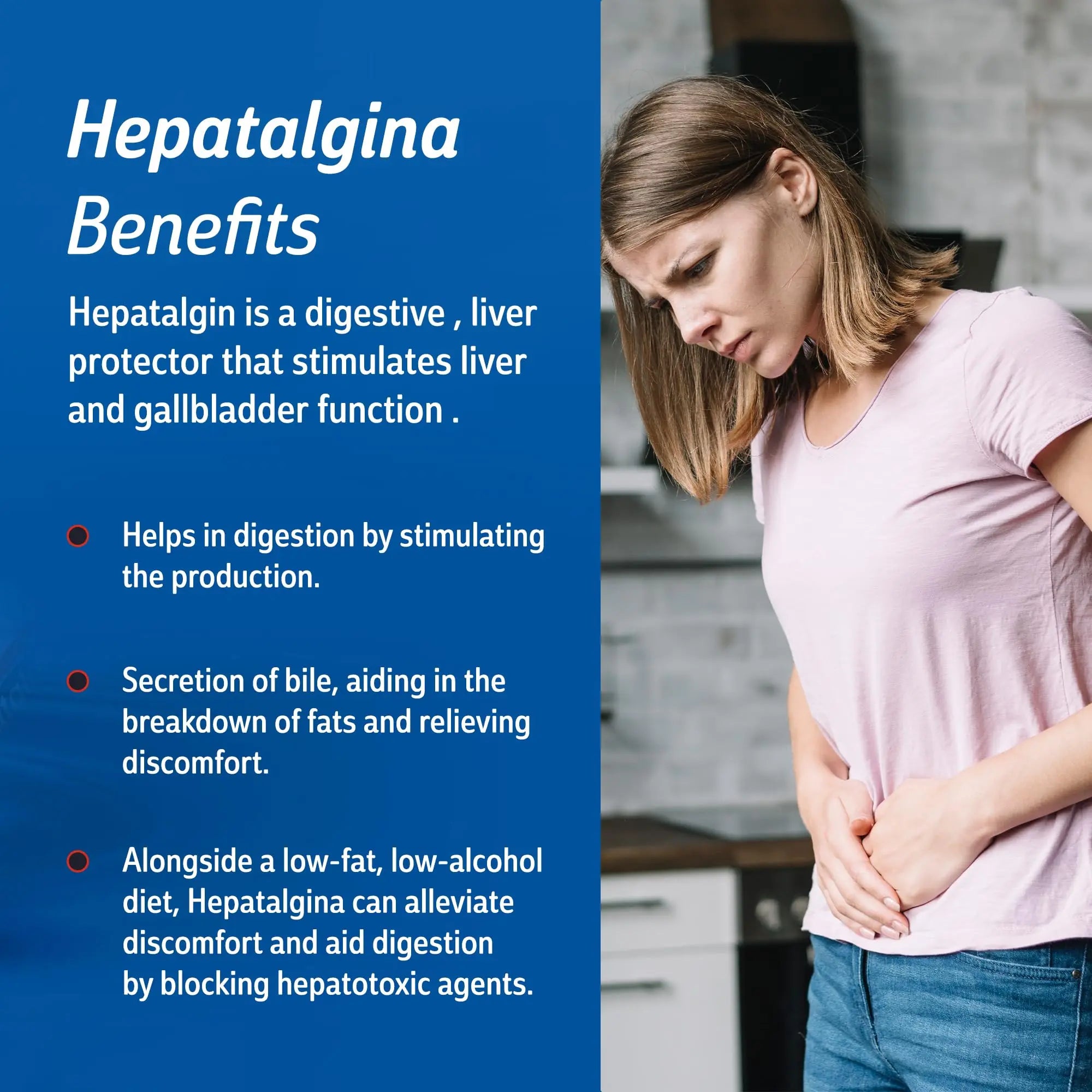 Hepatalgina Liver Support Digestive Protector - Liquid Herbal Supplement with Artichoke Extract for Liver Cleanse Detox & Repair - Liver Detox Cleanse Drops with Mint, Boldo & Carrot - 120 ml Hepatalginanz supplements