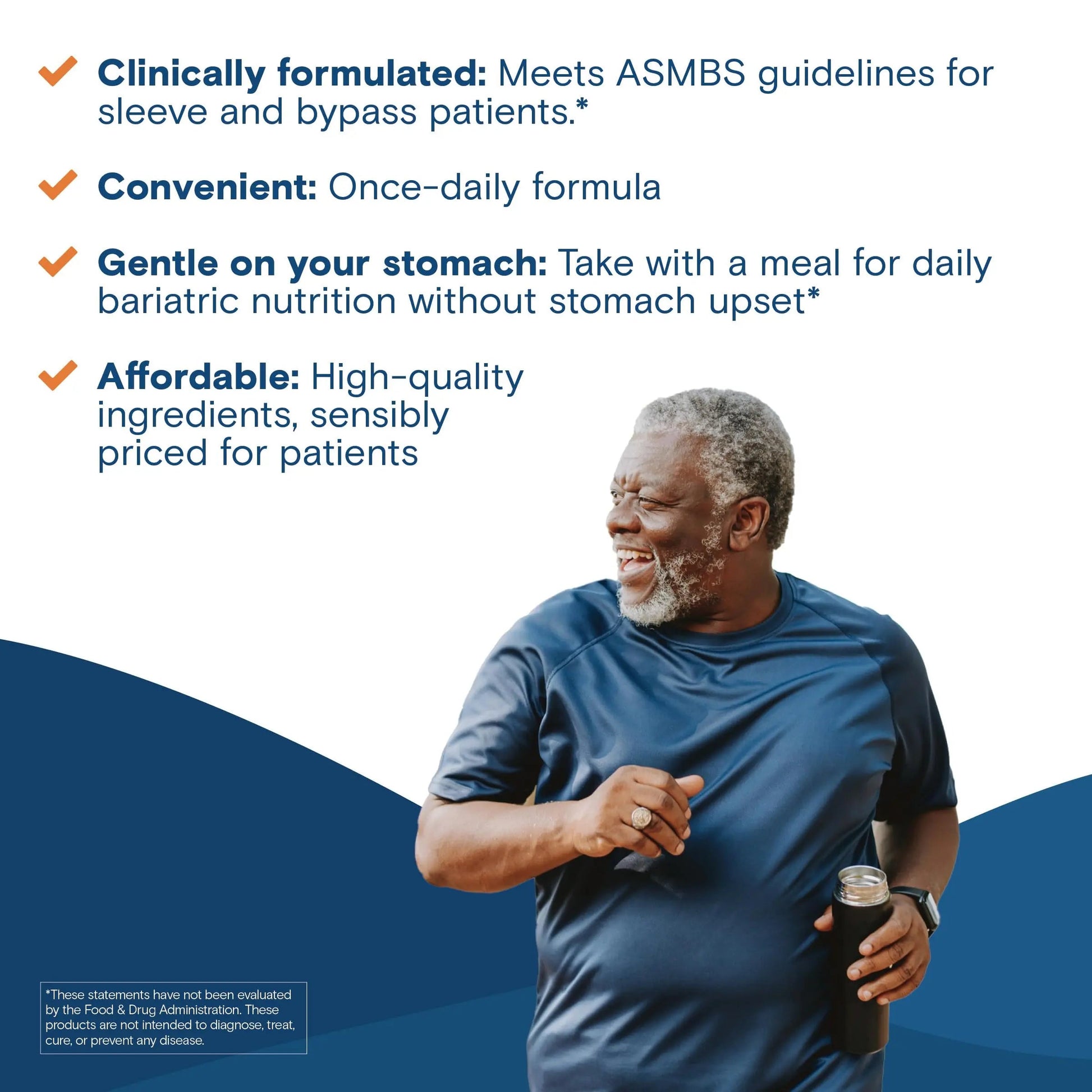 Bariatric Fusion One Per Day Bariatric Multivitamin with Iron for Men | with Prostate and Heart Support Vitamins* | Bariatric FusionAu supplements