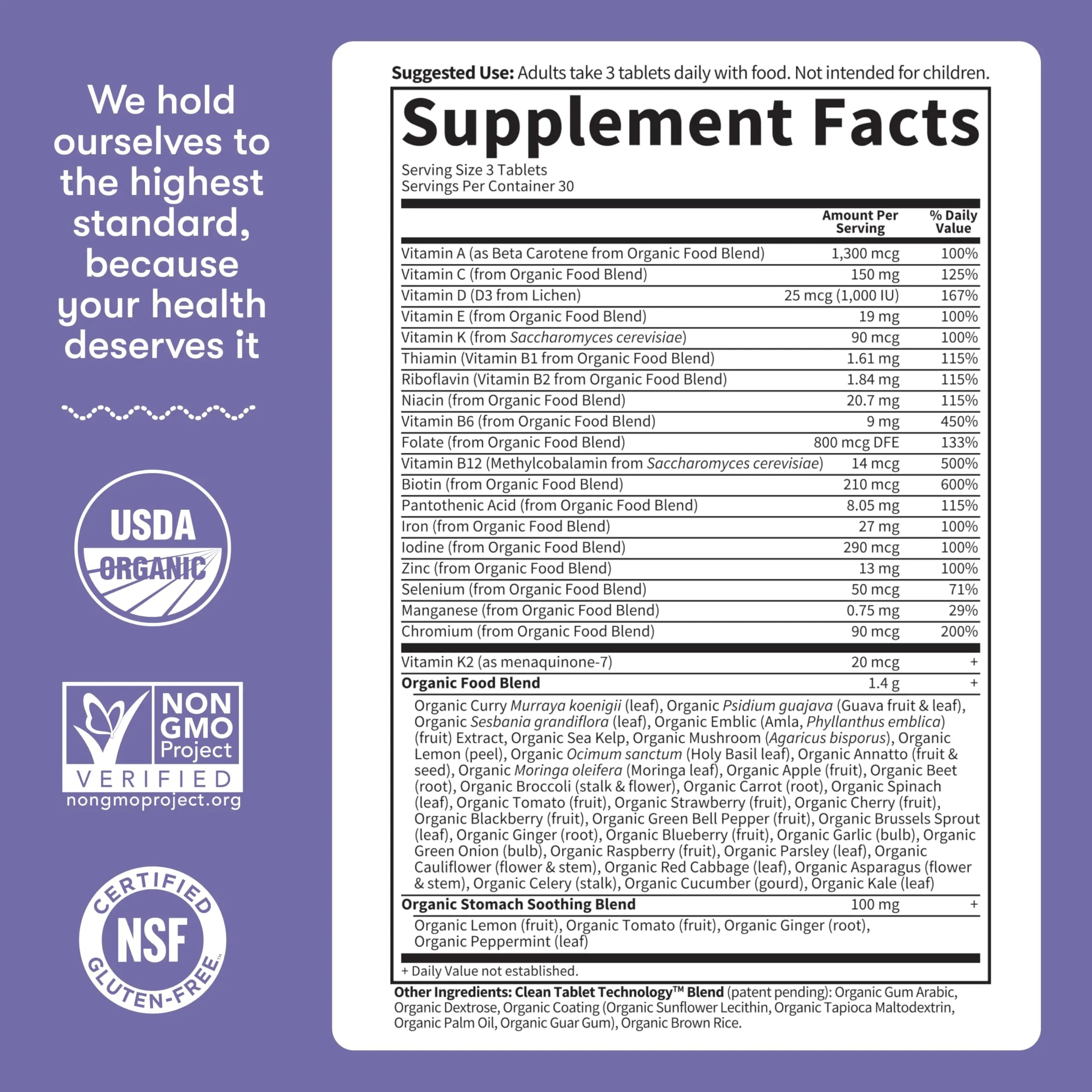 Garden of Life Organics, Prenatal Multi, 90 Vegan Tablets Garden of LifeAu supplements