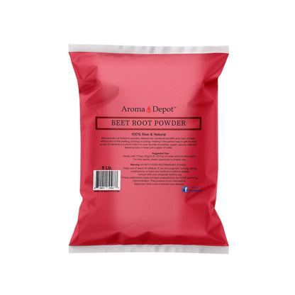 Beet Root Powder 5 lb. by Aroma Depot Raw & Non-GMO I Vegan & Gluten Free I Nitric Oxide Aroma DepotUS supplements