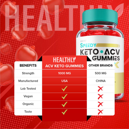 (5 Pack) Speedy Keto ACV Gummies Maximum Strength, Speedy Keto Plus ACV Gummies HealthlyUS supplements