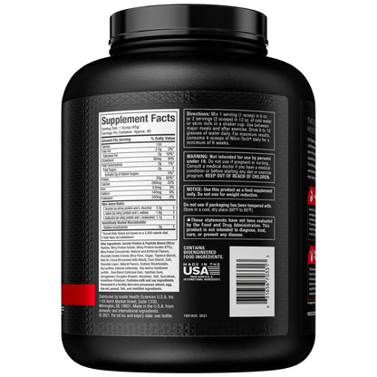 Whey Protein Powder MuscleTech Nitro-Tech Whey Protein Isolate & Peptides Protein MuscletechUS supplements