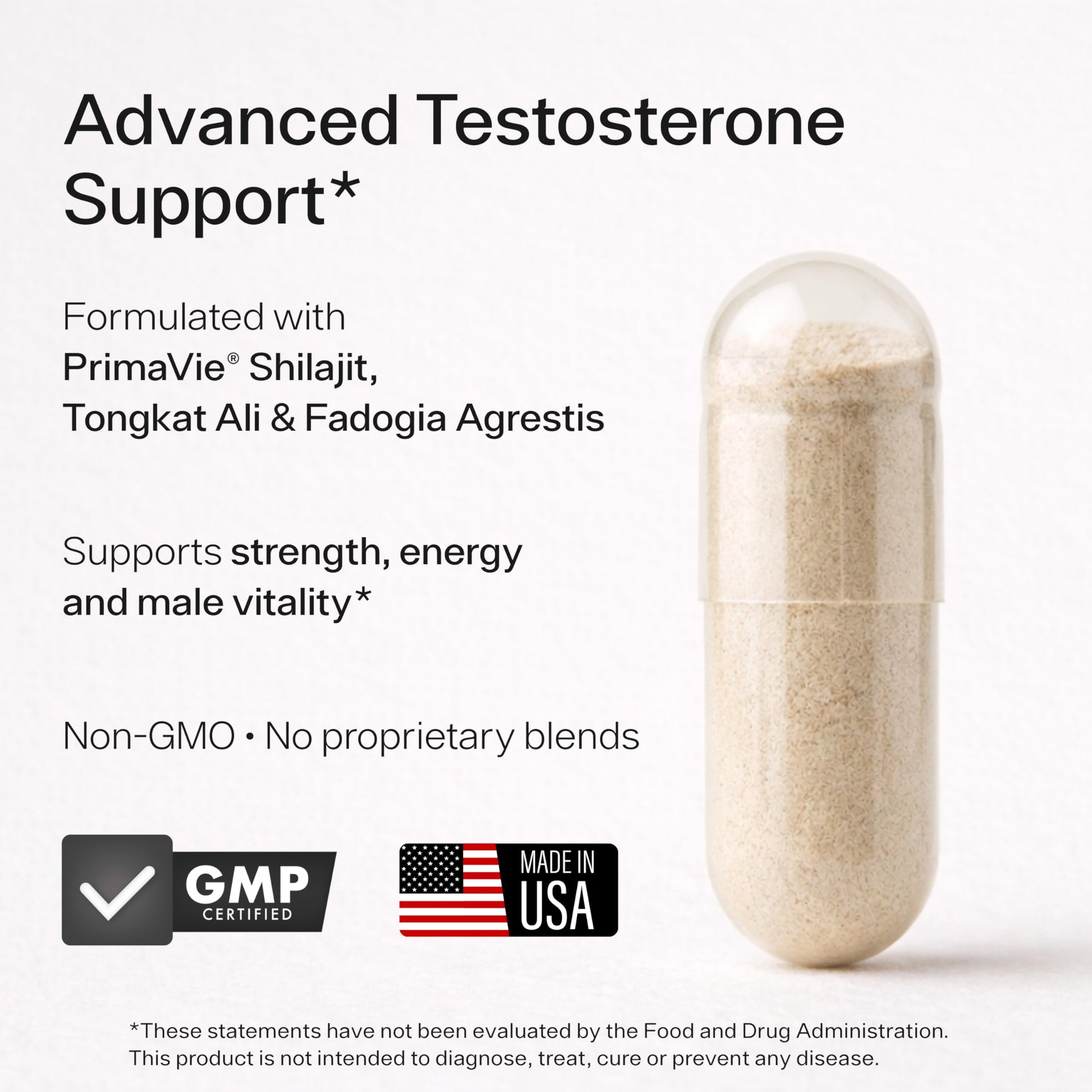 Testosterone Booster for Men - Sheer Alpha T-Booster - Clinically Backed Dose, Strongest Formula - Made in USA - Premium Blend of Fadogia Agrestis Tongkat Ali and Shilajit. 30 Servings Sheer Strength LabsAu supplements
