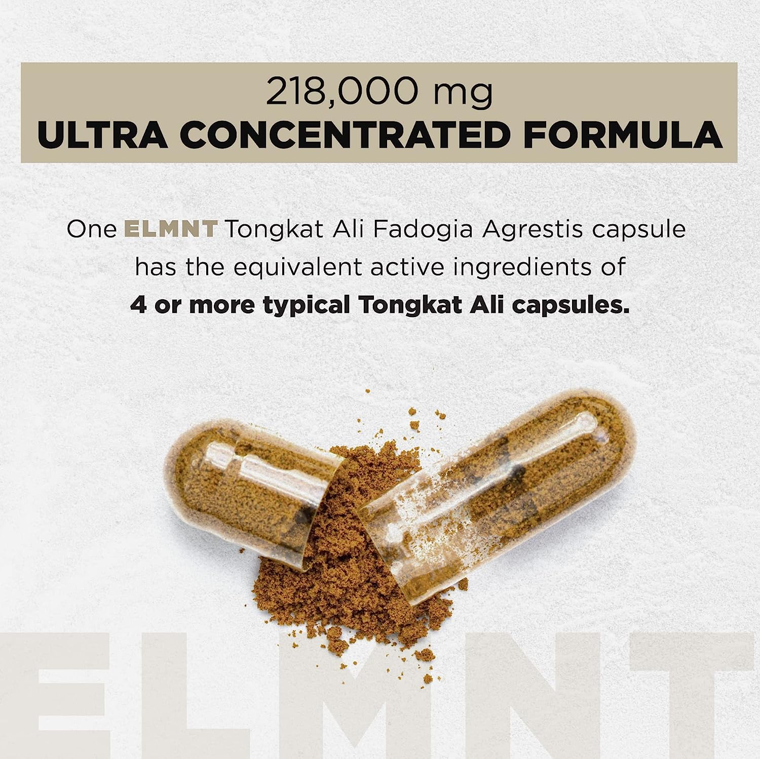 228,000mg 200x Strength Tongkat Ali for Men w. Fadogia Agrestis Extract - 10% Eurycomanone Longjack Highest Potency Fadogia Agrestis Tongkat Ali Supplement - Muscle Growth & Test Support Pills for Men TERRA ELMNTAu supplements