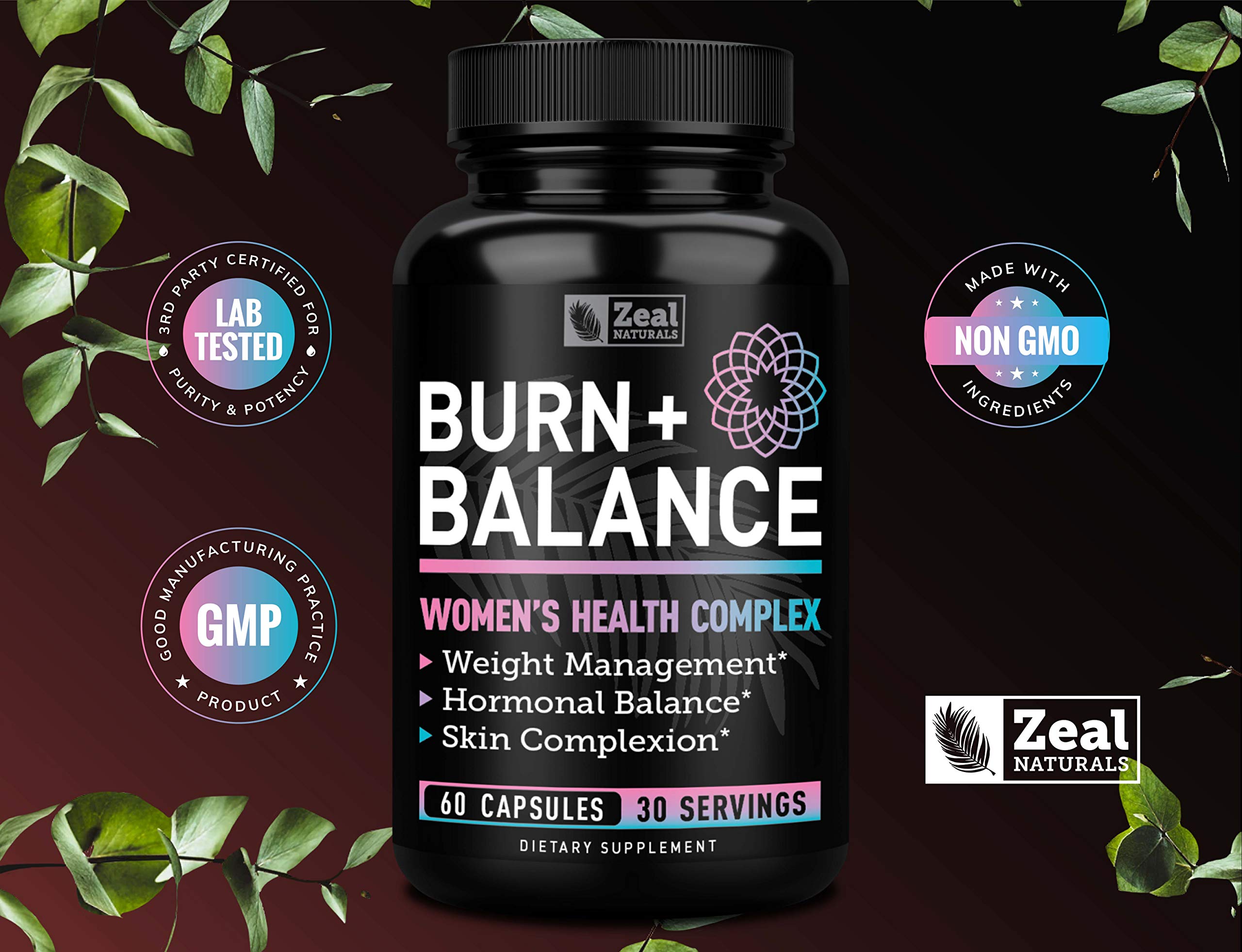 Zeal Naturals Weight Loss Support for Women + Daily Balance Vitamins (Iron, Vitamin D, Setria®, Folate) Premium Diet Support Pills for Women+ Multivitamin and Hormone Support Zeal NaturalsAu supplements