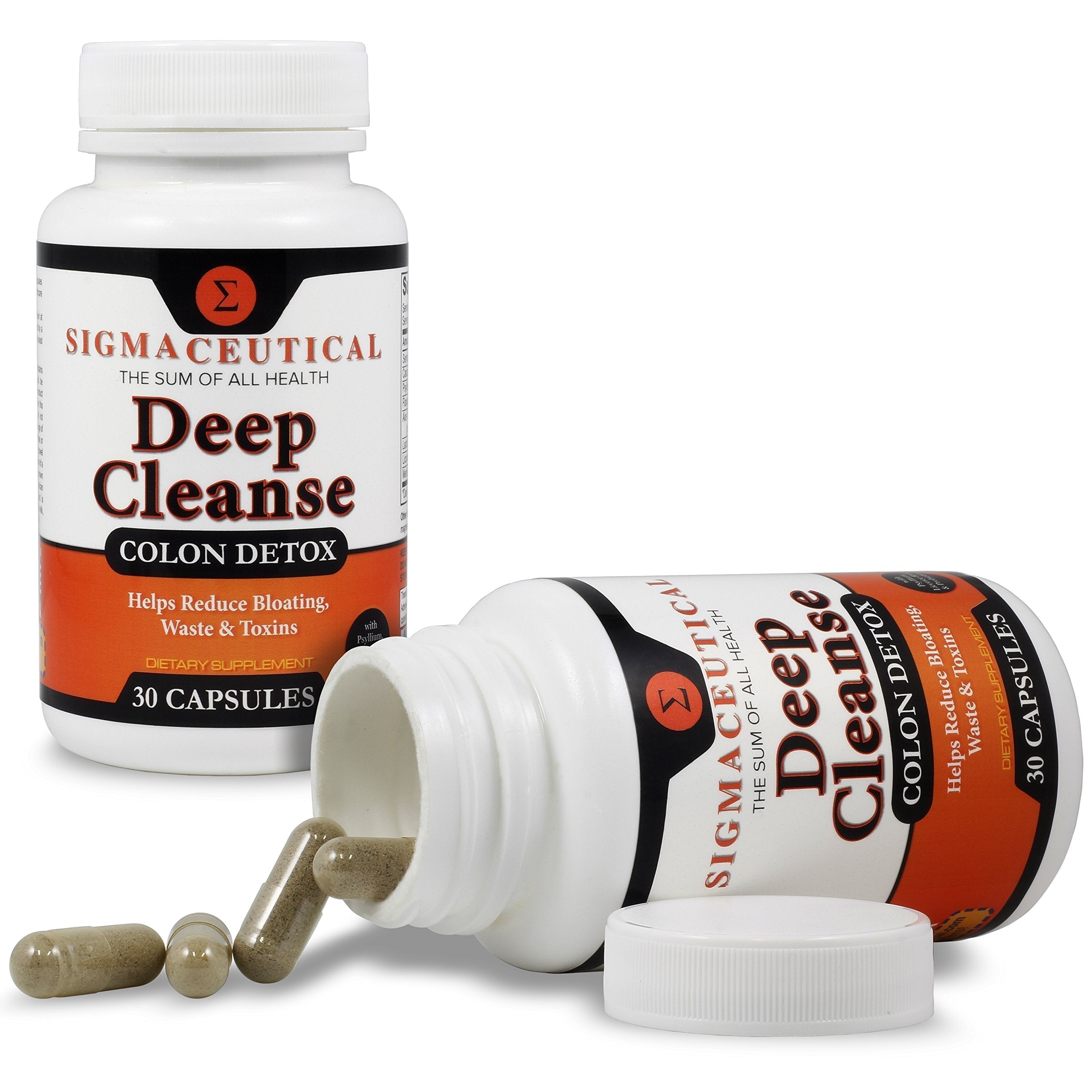 Sigmaceutical 1 Day Colon Cleanse - Detox Cleanse - Bowel Cleanse & Laxative - Bowel Detox SigmaceuticalUS supplements