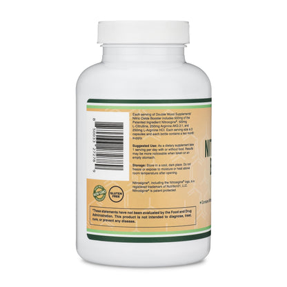 Nitric Oxide Supplement (Stim Free Pre Workout) - Nitric Oxide Booster with Nitrosigine Double Wood SupplementsUS supplements