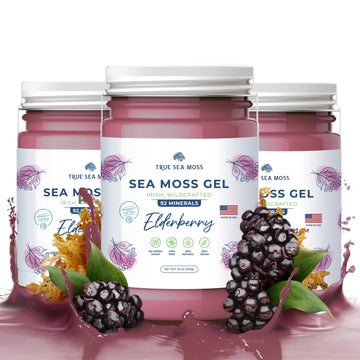 TrueSeaMoss Wildcrafted Irish Sea Moss Gel – Nutritious Organic Raw Seamoss Rich TrueSeaMossUS supplements