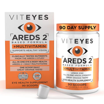 Viteyes AREDS 2 Powder + Multivitamin All-in-One, Macular Protection, Alternative to AREDS 2 chewables, No Pills, Lutein & Zeaxanthin ViteyesAu supplements