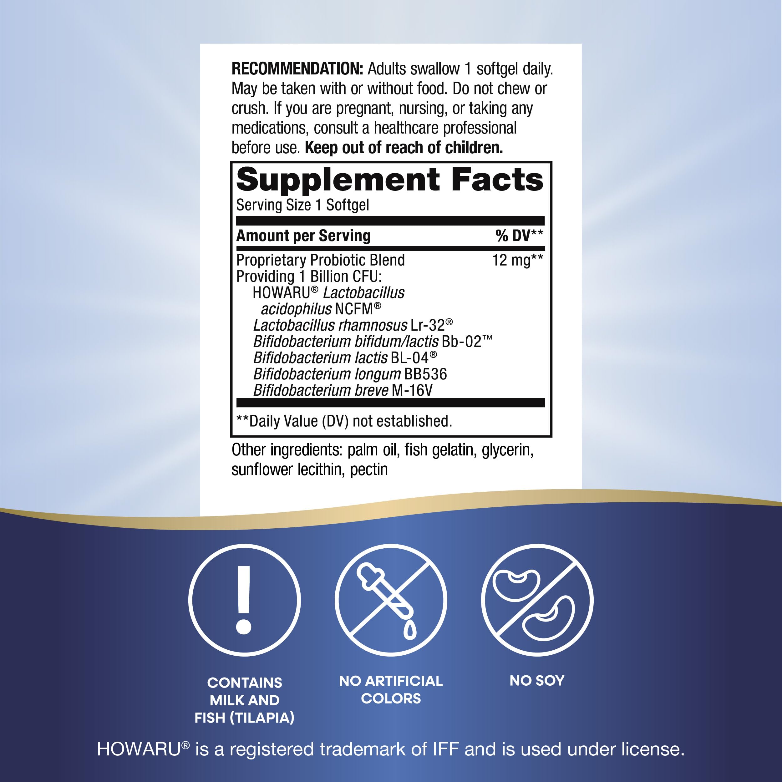 Nature's Way Probiotic Pearls Complete, 1 Billion Live Cultures, 90 Softgels Nature's WayAu supplements