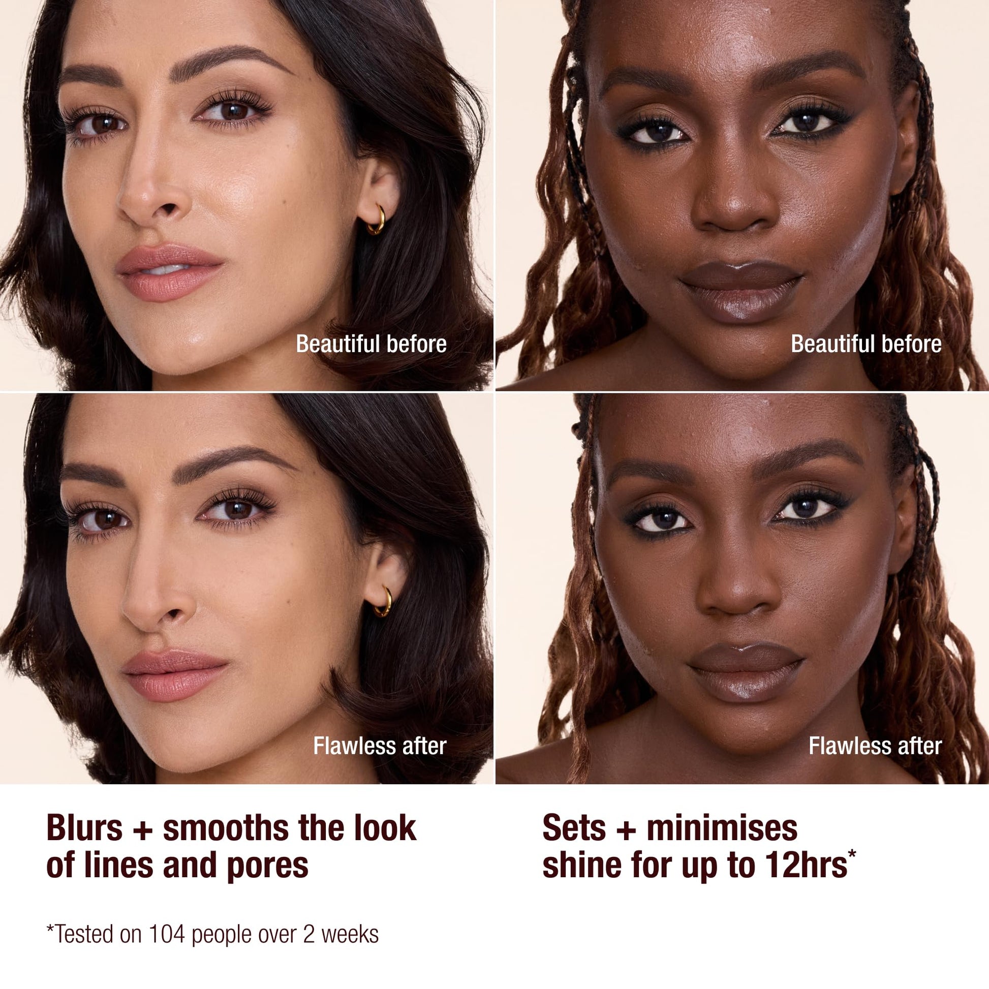 Charlotte Tilbury Airbrush Flawless Finish Setting Powder - Pore-Blurring Pressed Powder for Face Makeup to Minimize Shine with a Soft-Focus Finish - 1 Fair Charlotte TilburyAu supplements