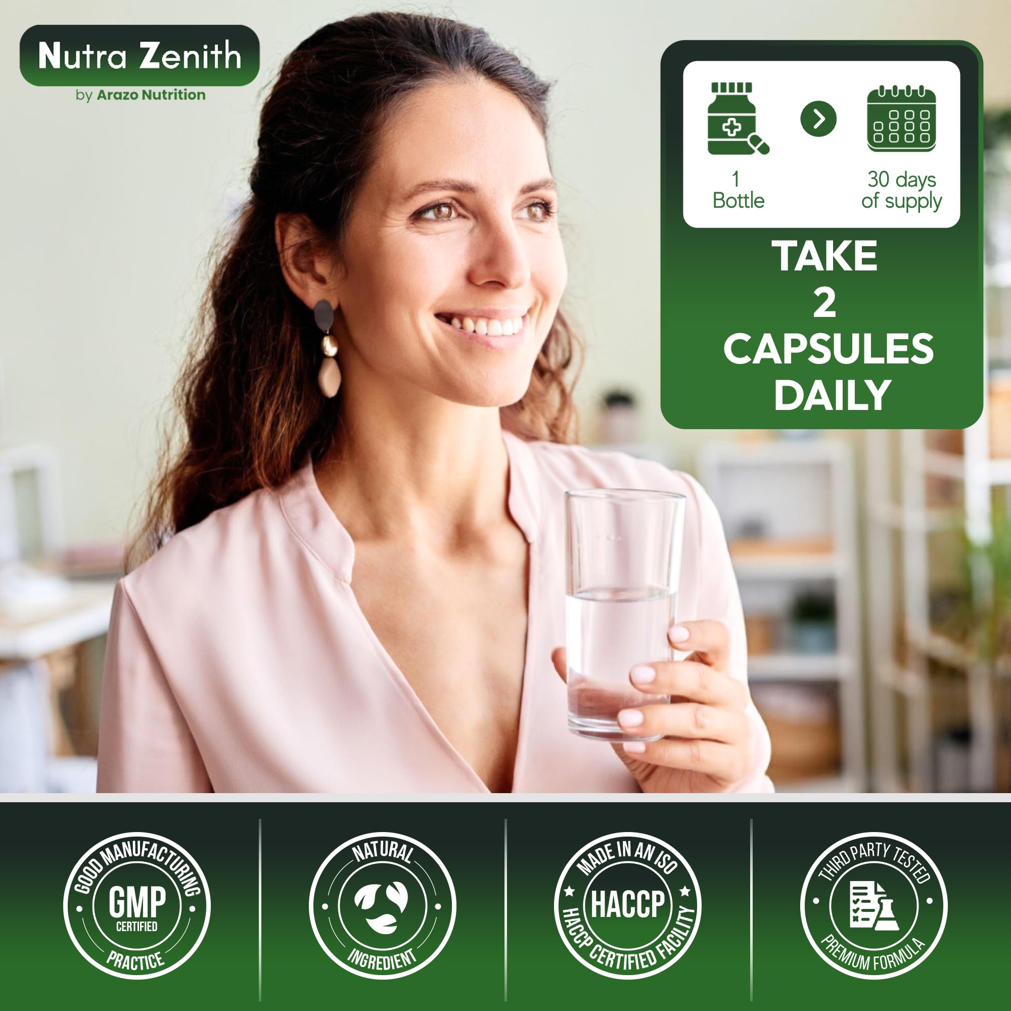 AKG Anti-Aging & Energy Boost Supplement with Vitamin B6, Vitamin C & L-Arginine – 60 Capsules for Youthful Skin, Cellular Renewal & Vitality Support Arazo NutritionAu supplements