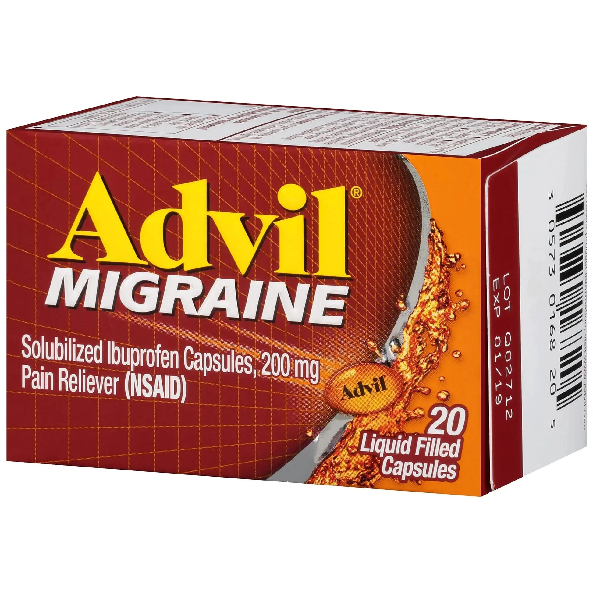 Advil 200 mg Liquid Filled Capsules 20 ea AdvilAu supplements