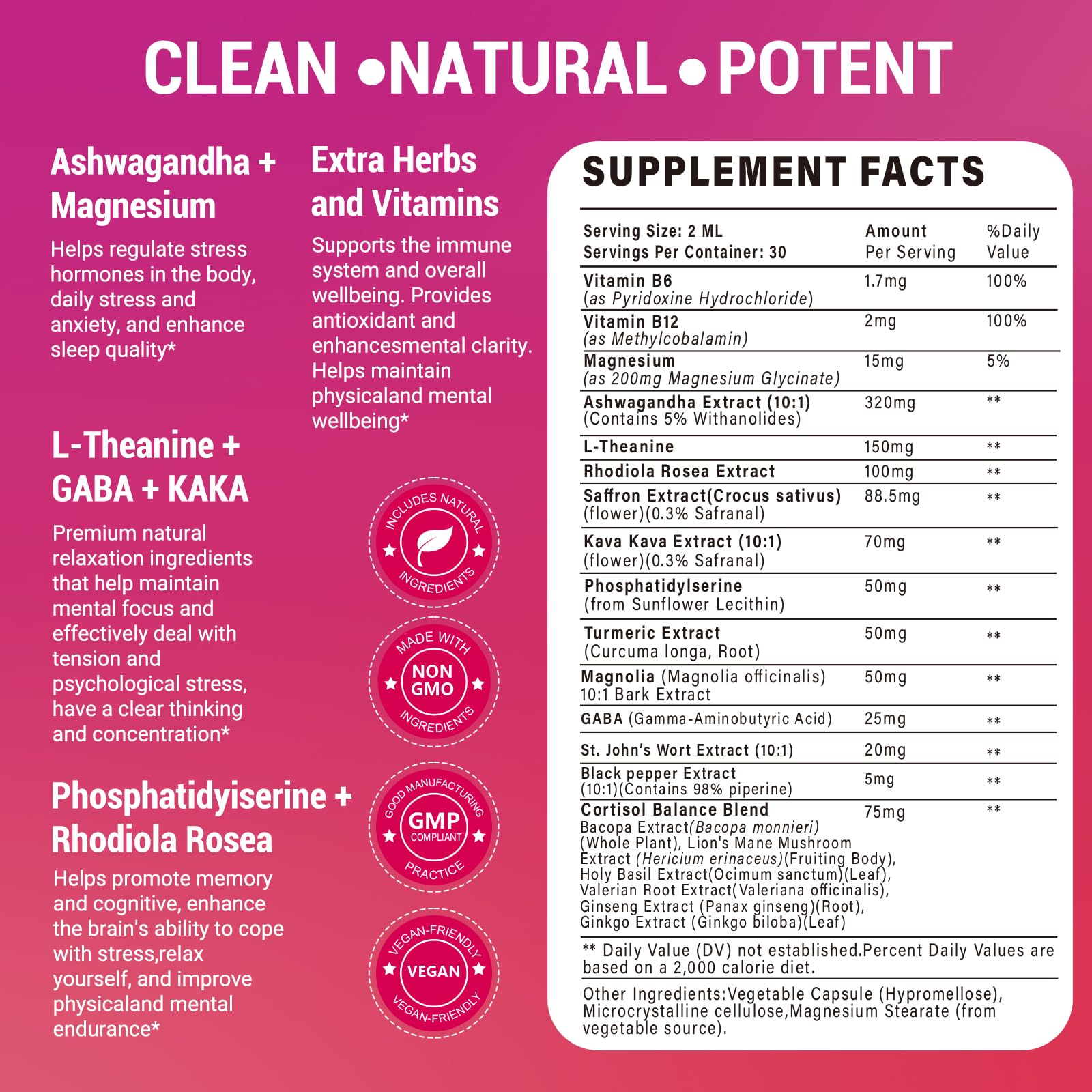 Bvlaue Cortisol Supplements Detox for Women - 20-in-1 Cortisol Reducer,Manager,Lower w/Ashwagandha,Magnesium,L-Theanine,Saffron,Rhodiola for Hormone Balance/Sleep/Stress Relief,Strawberry Flavor BvlaueAu supplements