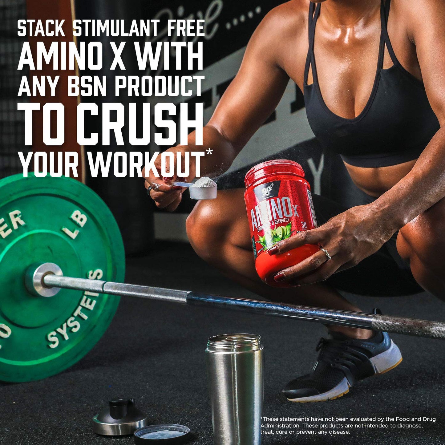 BSN Amino X Muscle Recovery & Endurance Powder with BCAAs, Intra Workout Support BSNUS supplements