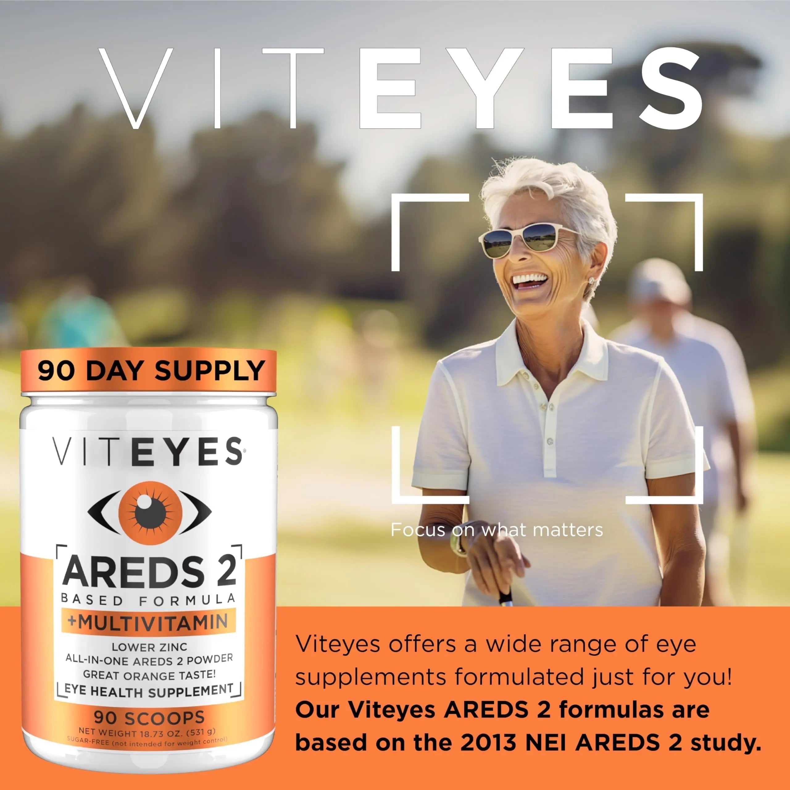 Viteyes AREDS 2 Powder + Multivitamin All-in-One, Macular Protection, Alternative to AREDS 2 chewables, No Pills, Lutein & Zeaxanthin ViteyesAu supplements