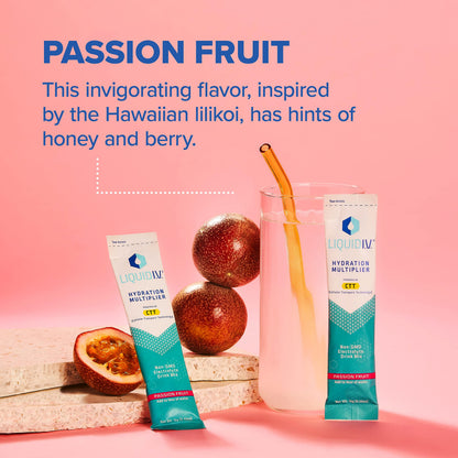 Liquid I.V. Hydration Multiplier - Passion Fruit - Hydration Powder Packets | Electrolyte Liquid I.V.US supplements