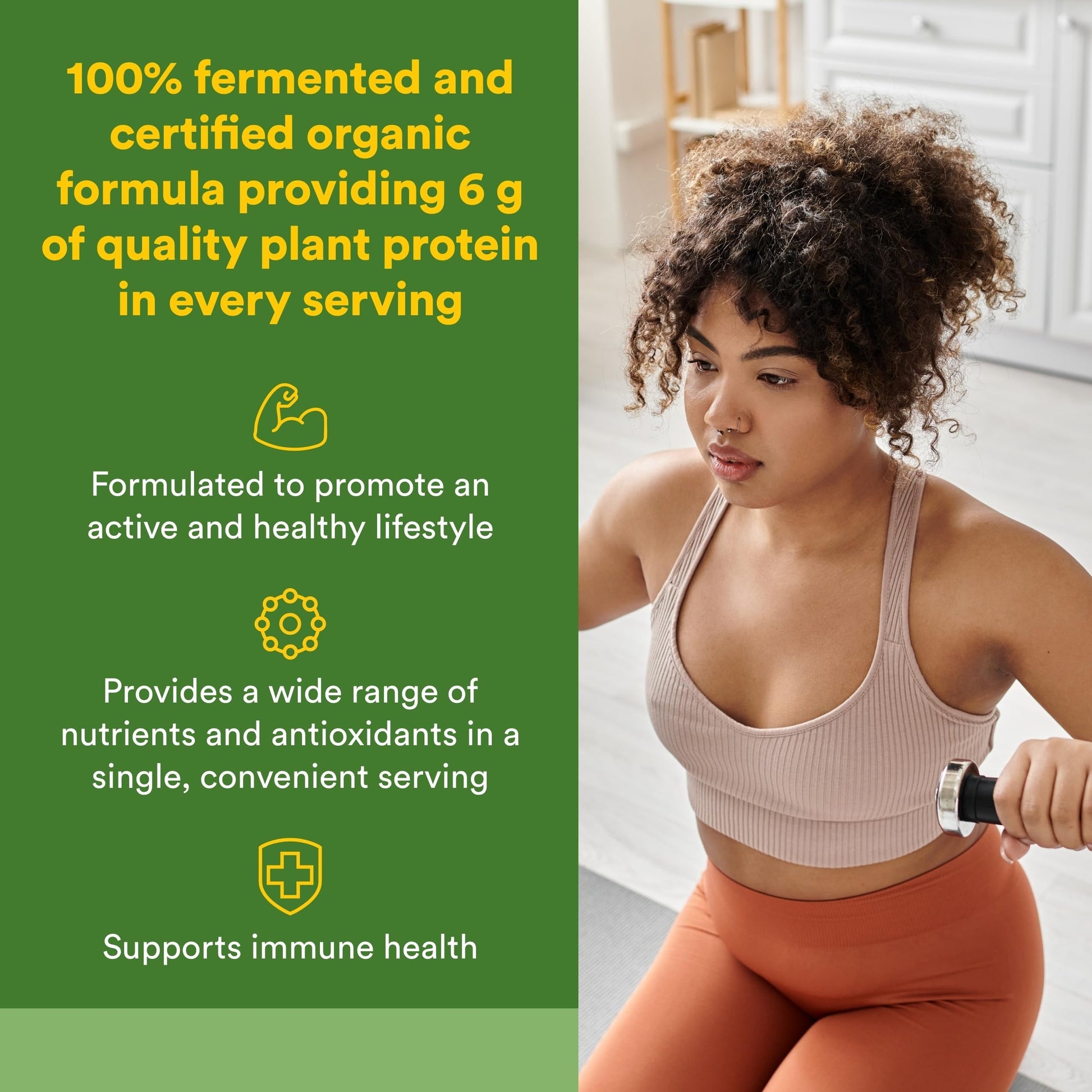 Whole Earth & Sea from Natural Factors, Organic Fermented Greens, Vegan Whole Food Supplement, Tropical, 14.3 Oz Natural FactorsAu supplements