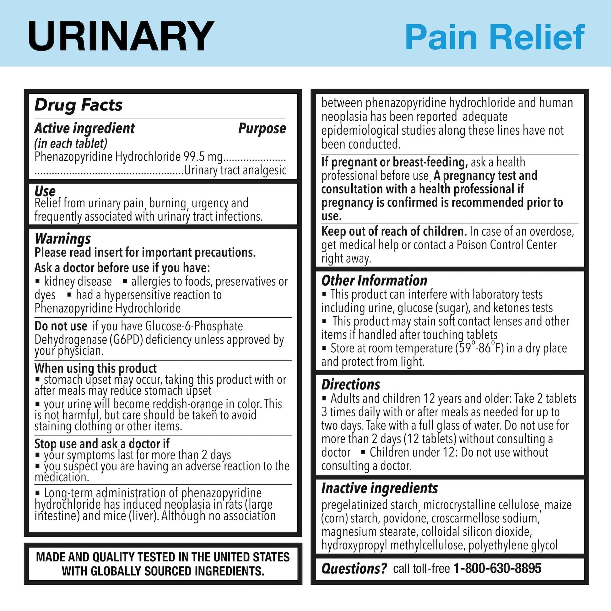 Puregen Labs Urinary Pain Relief | Phenazopyridine HCl 99.5mg Tablets | Maximum Strength OTC for Fast Relief of UTI Pain, Burning and Bladder discomfort – 72 Count Tablets P Puregen LabsAu supplements