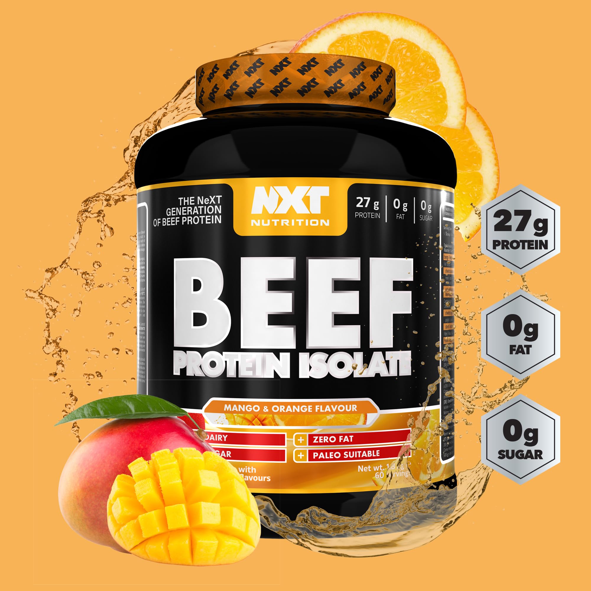 NXT Nutrition Beef Protein Isolate Powder - Protein Powder High in Natural Amino Acids NXT NutritionAu supplements