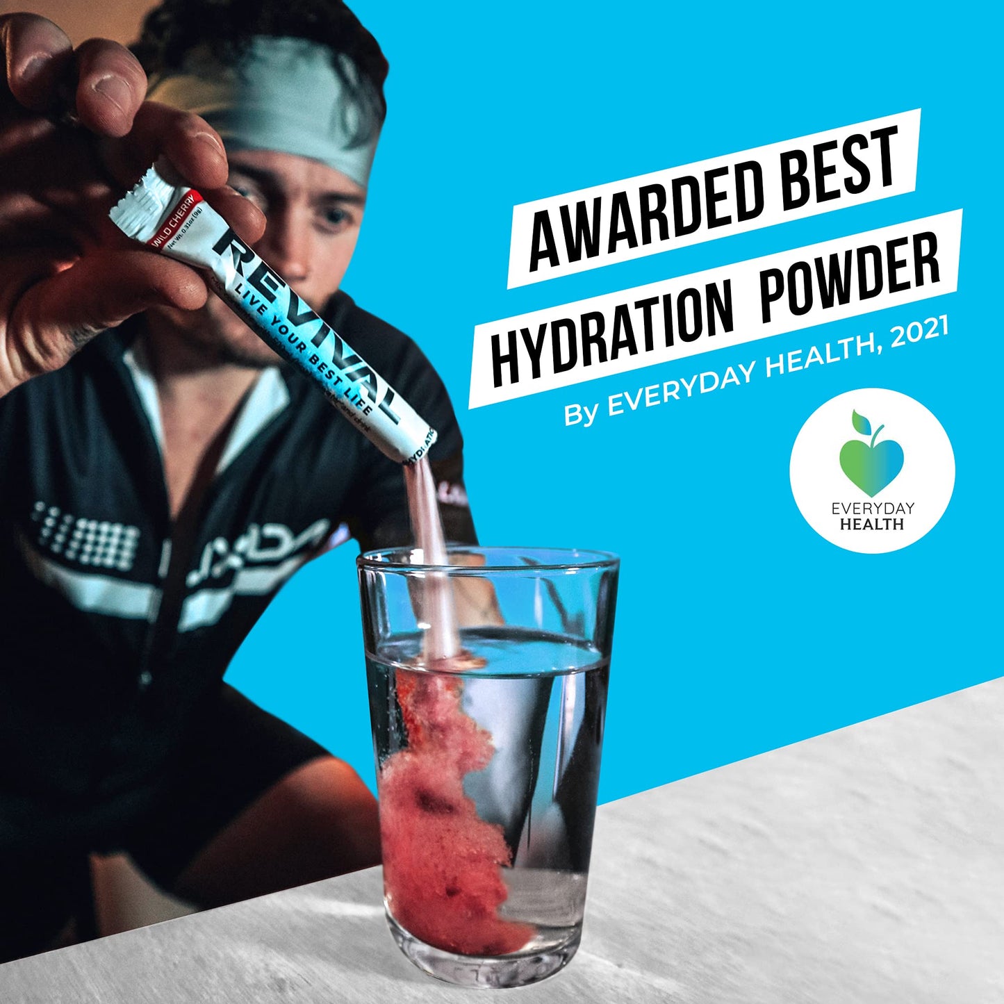Revival Rapid Rehydration, Electrolytes Powder - High Strength Vitamin C, B1, B3, B5, B12 Revival ShotsUS supplements