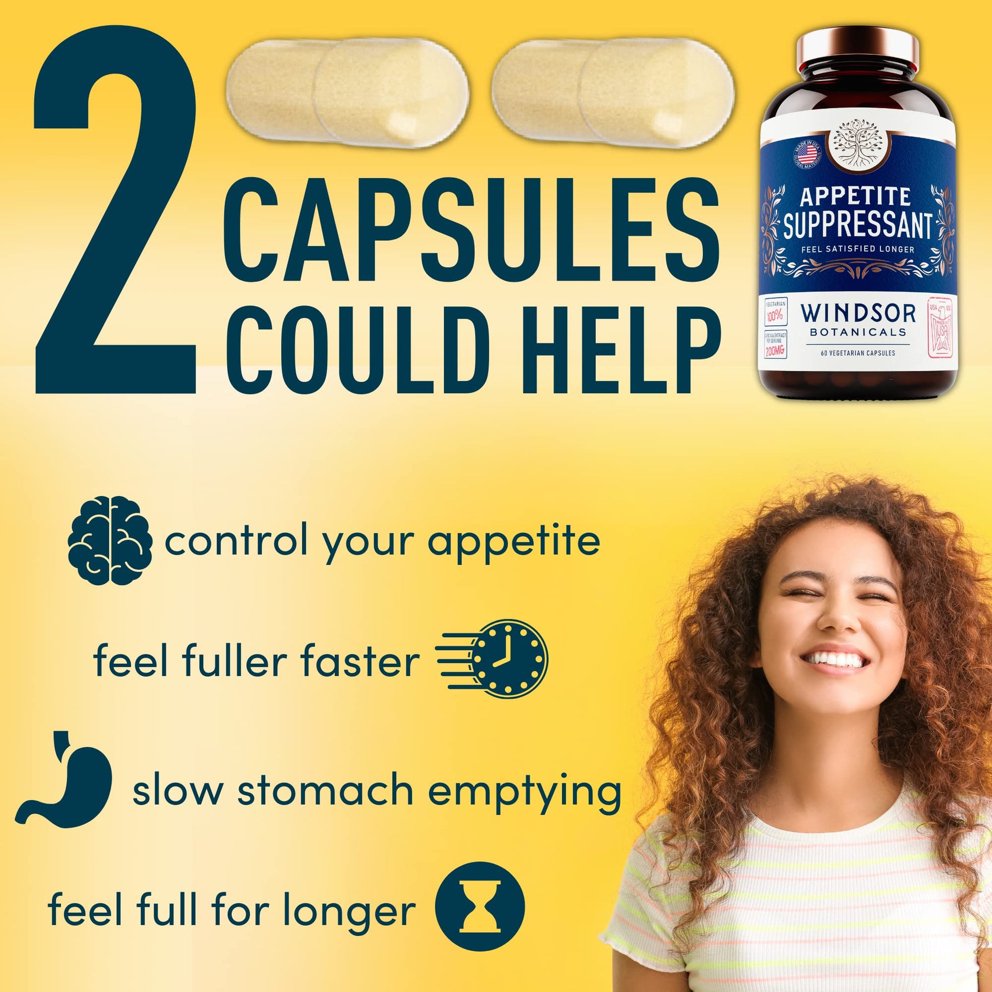 Appetite Suppressant for Weight Loss - Garcinia Cambogia, Glucomannan Appetite Control WINDSOR BOTANICALSAu supplements