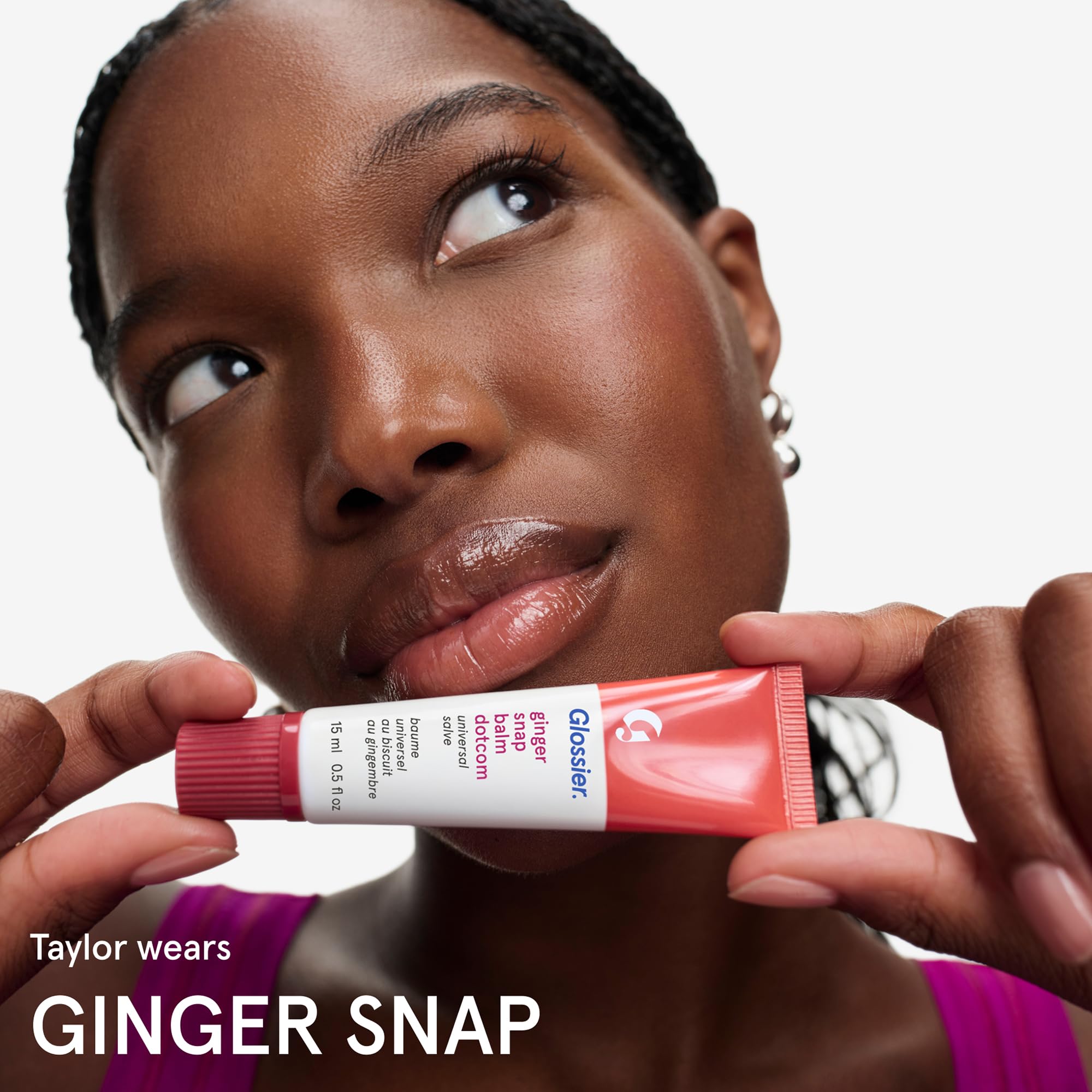 Glossier Balm Dotcom Hydrating Lip Balm Duo - Peppermint Bark & Ginger Snap - Lanolin, Beeswax & Castor Oil for Dry Lips - Nourishing Lip Care Gift Set, 2 x 15ml GlossierAu supplements