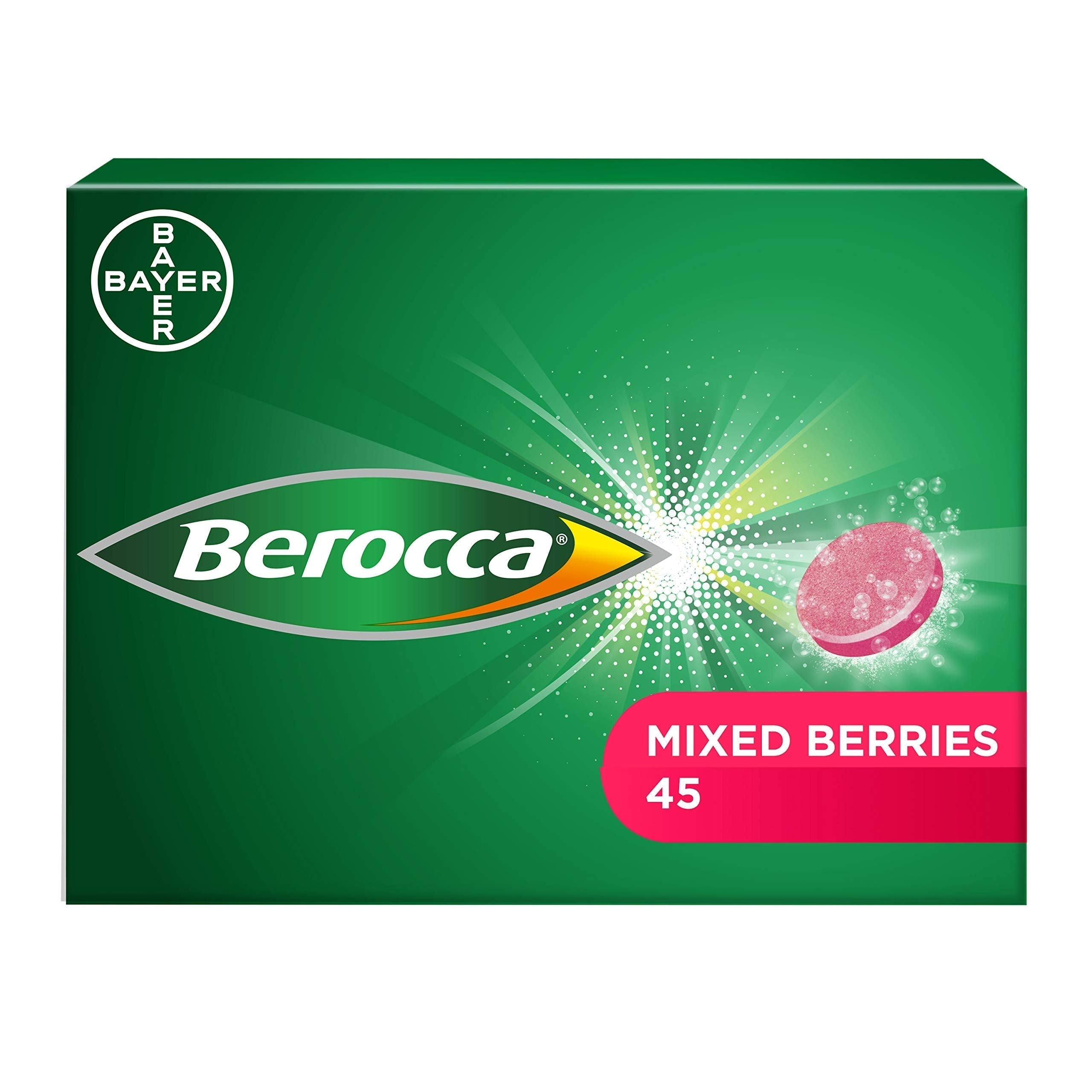 Berocca Vitamin C Effervescent Tablets, with Magnesium, Vitamin B12 and Vitamin B BeroccaUS supplements