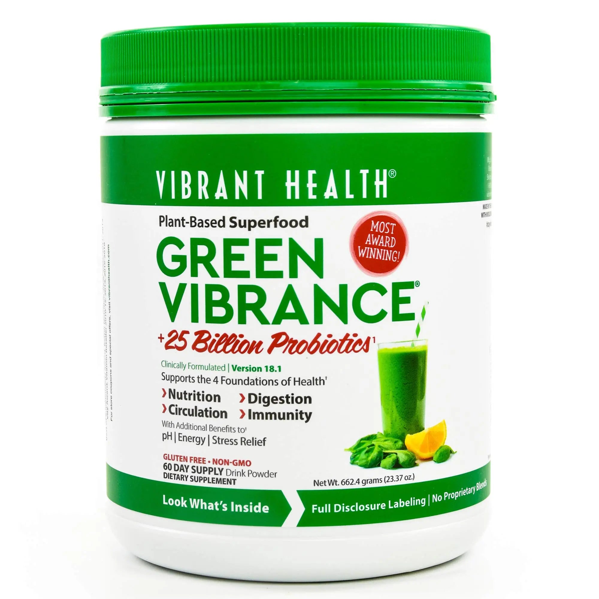 Vibrant Health Green Vibrance Powder, 23.28 oz Vibrant HealthAu supplements
