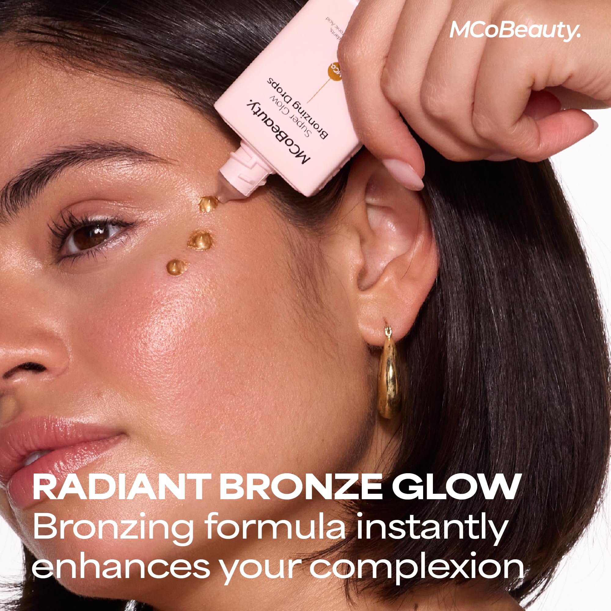 MCoBeauty - Super Glow Bronzing Drops - Effortless Face Tan with Shimmer Formula - Face Care, Bronze Drops - Contains Hyaluronic Acid, White Tea Extract, Cocoa Extract and More MCoBeautyAu supplements