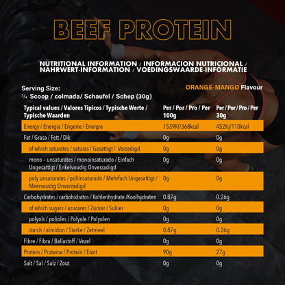 NXT Nutrition Beef Protein Isolate Powder - Protein Powder High in Natural Amino Acids NXT NutritionUS supplements