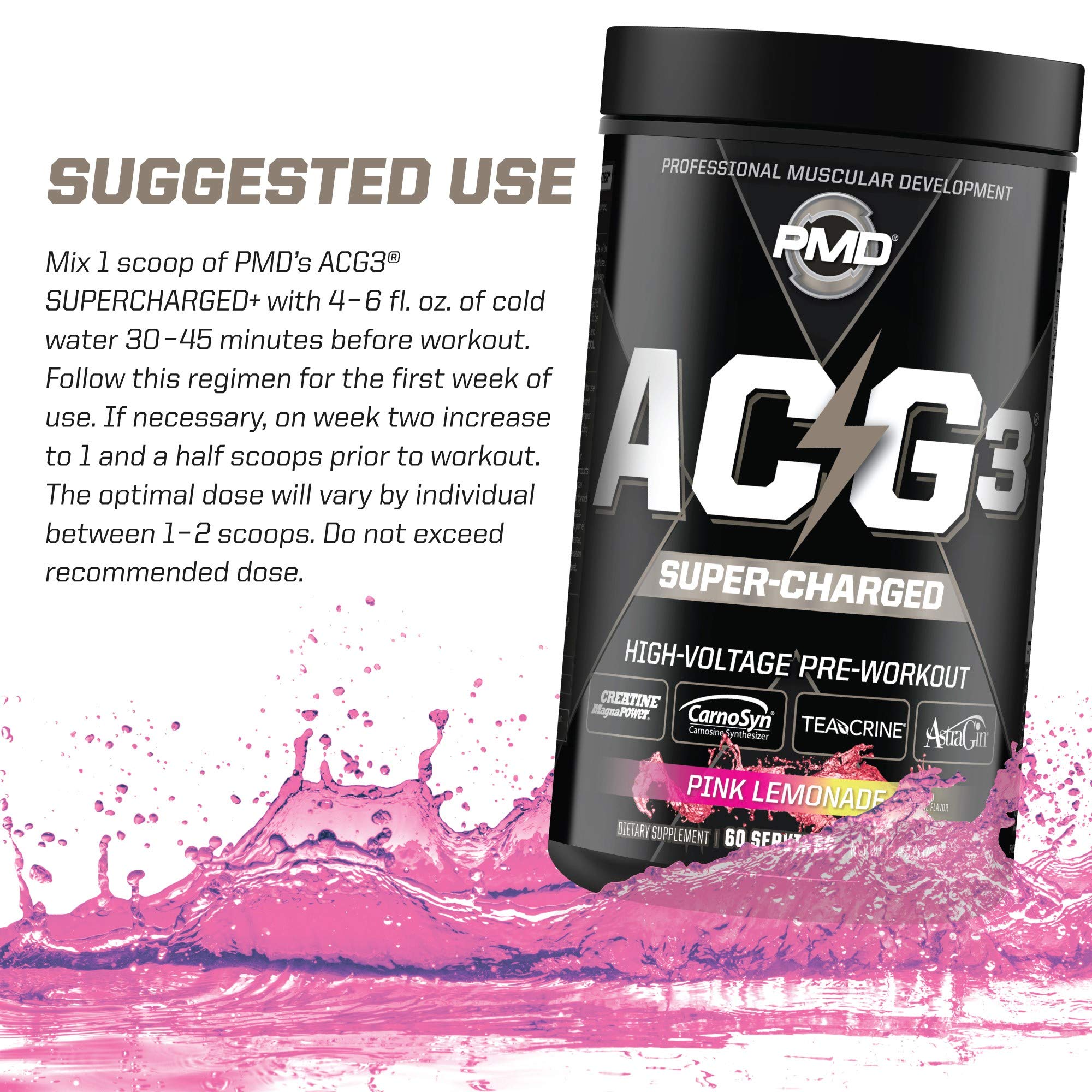 PMD Sports ACG3 Supercharged - Pre Workout - Powerful Strength, High Energy, Maximize PMDAu supplements