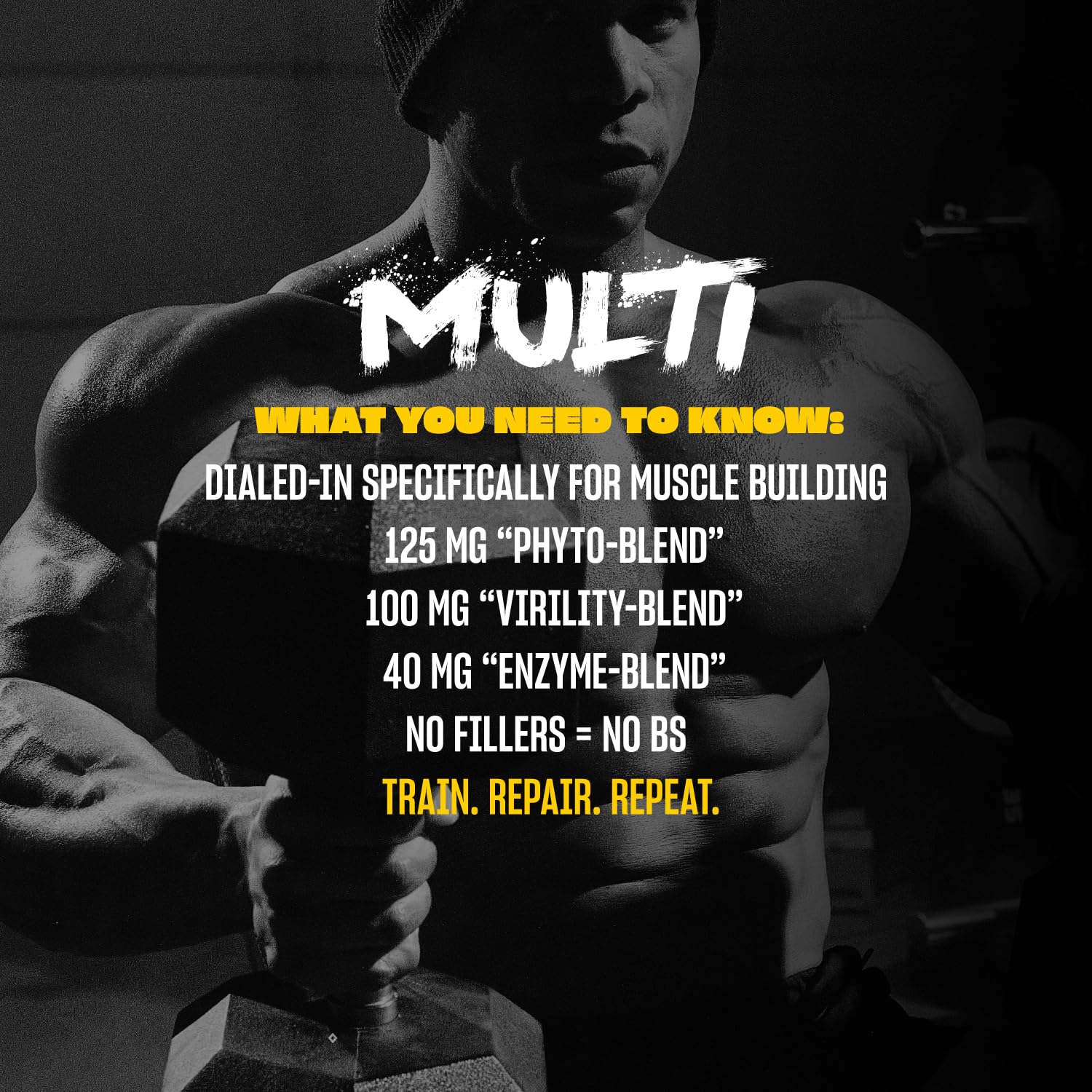Mutant Multi - High Potency Vitamins with 75+ Ingredients Specifically Formulated for Heavy Lifting, 60 Tablets MutantAu supplements