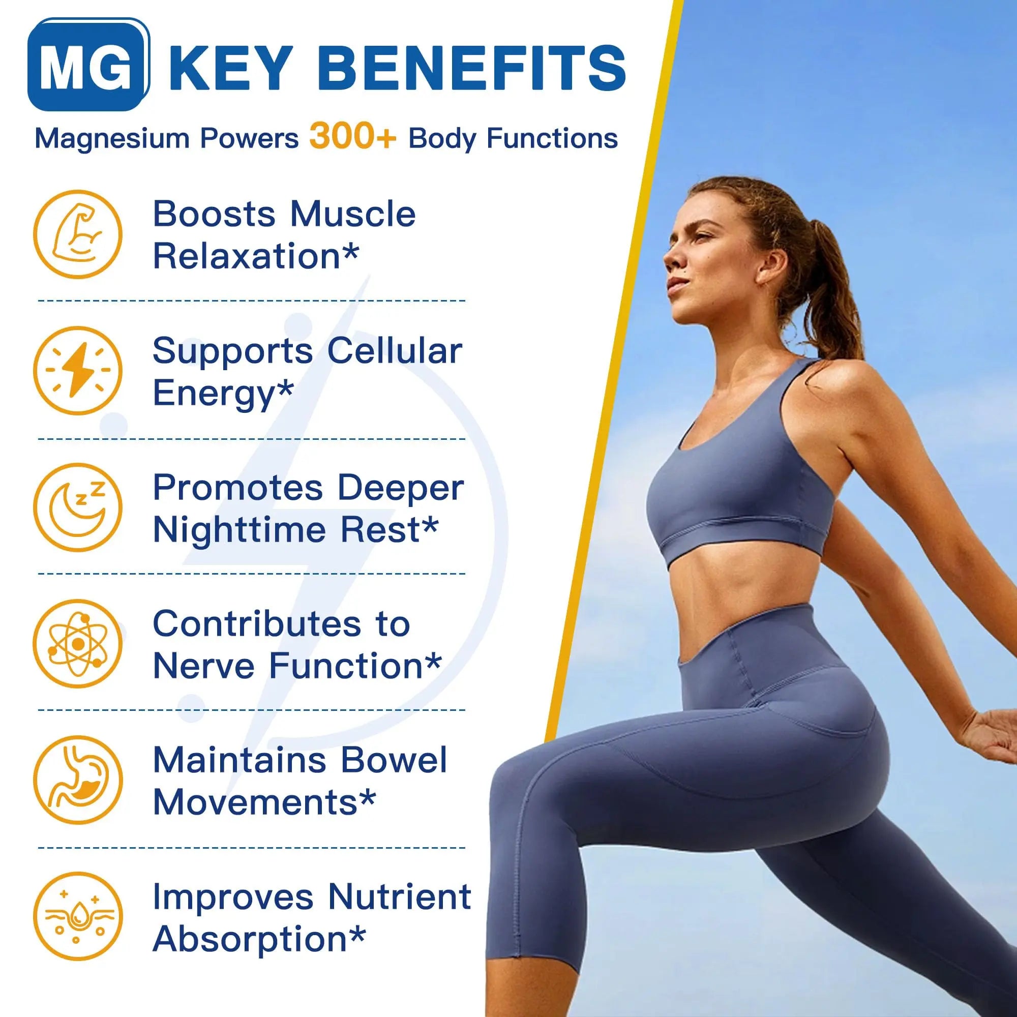Magnesium Complex 500mg, Magnesium Glycinate, Malate & Citrate - High Absorption Chelated Triple Magnesium Supplement with Zinc, Vitamin D3 for Muscle, Nerve, Bone & Immune Support, Vegan 120 Capsules NATURE TARGETnz supplements