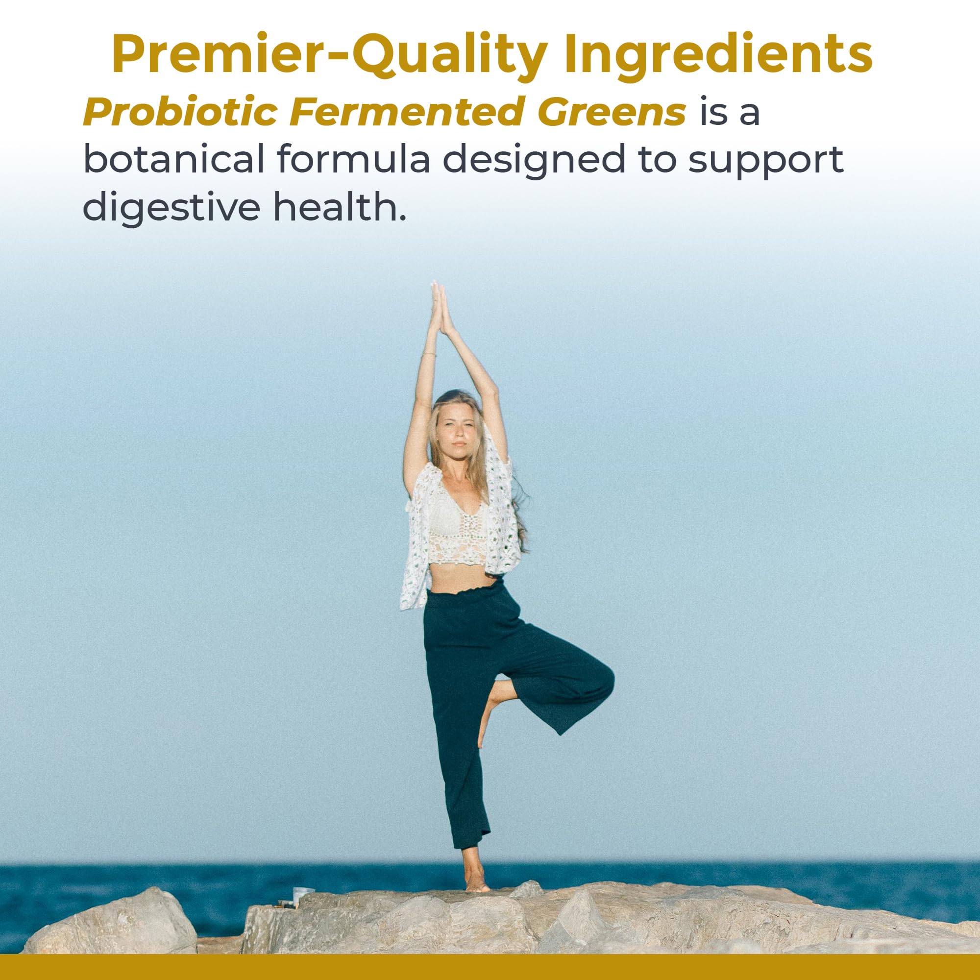 Premier Research Labs Probiotic Fermented Greens - Super Greens Supplement, Superfood Blend, Organic Vitamins with Probiotic - Daily Greens with Spinach, Chlorella, & More - 150 Powder Filled Capsules Premier Research LabsAu supplements