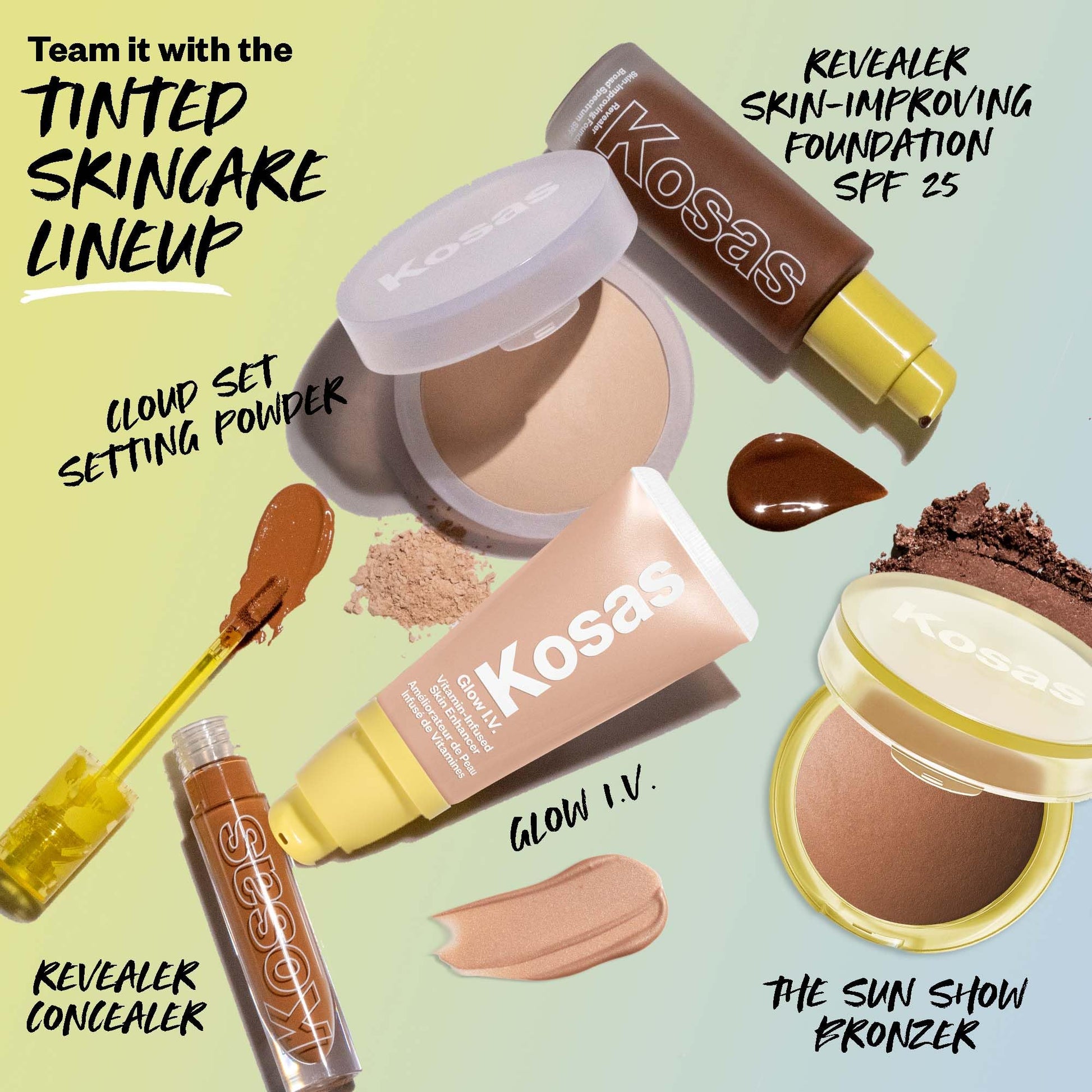 Kosas Sun Show Glowy Warmth Baked Bronzer - Contouring Powder for Cheekbones, Nose & Jawline - Enriched with Concentrated Fatty Acids - Talc-Free, Vegan & Hypoallergenic - Escape KosasAu supplements