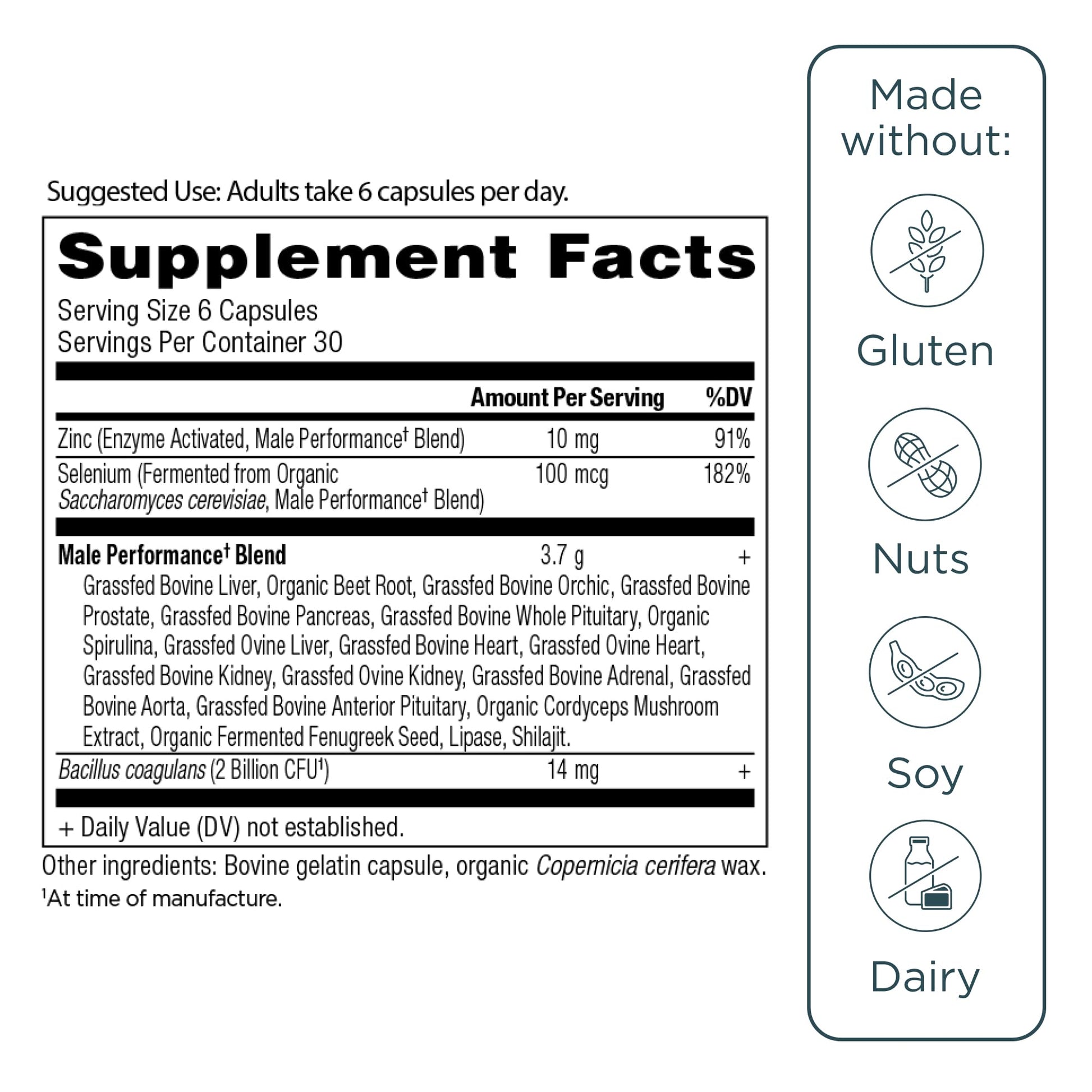 Ancient Nutrition Organ Supplements for Men, Grass-Fed and Wild Organ Complex Capsules, Liver, Prostate, Pancreas Supports Male Performance, Healthy Aging, 180 Ct Ancient NutritionAu supplements