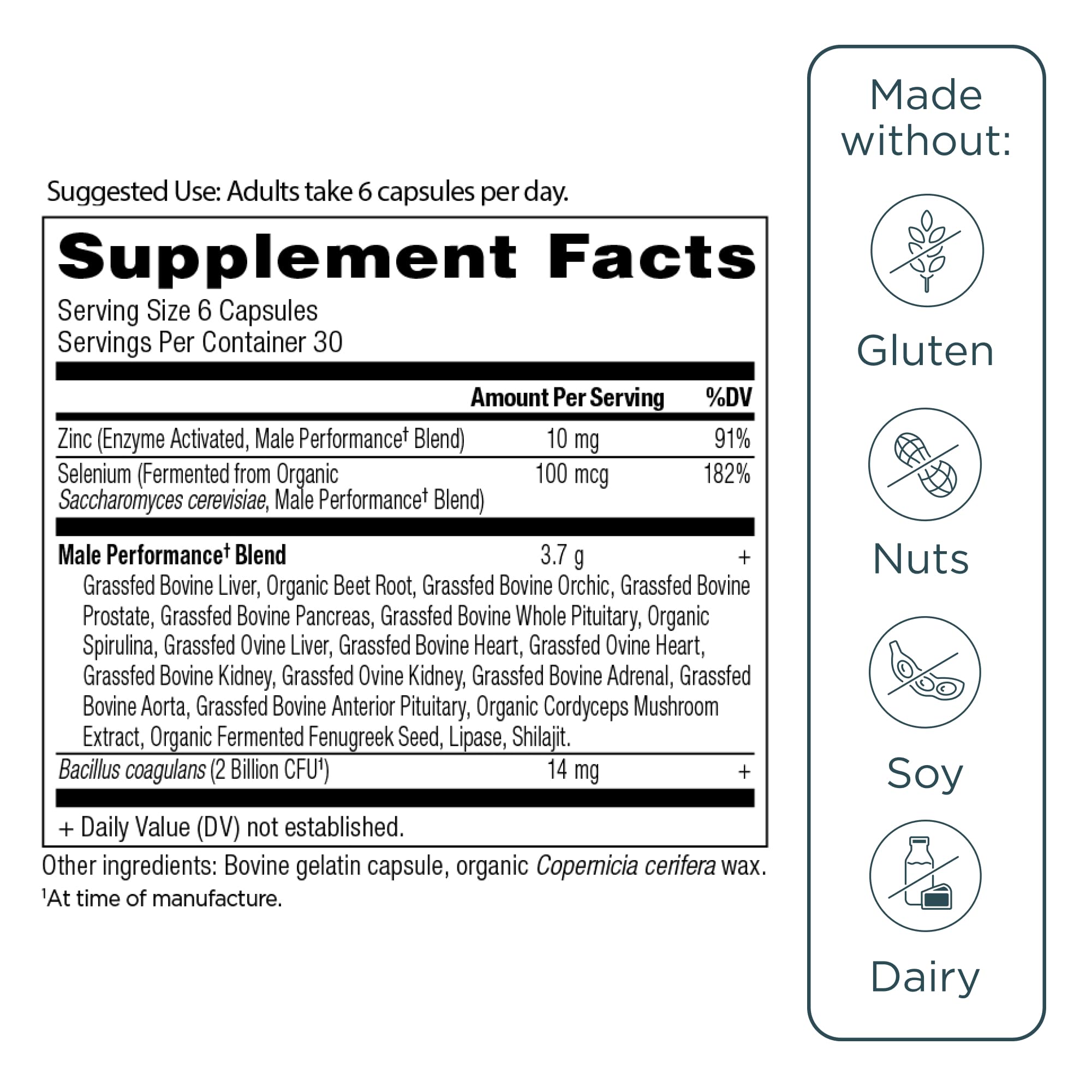 Ancient Nutrition Organ Supplements for Men, Grass-Fed and Wild Organ Complex Capsules, Liver, Prostate, Pancreas Supports Male Performance, Healthy Aging, 180 Ct Ancient NutritionAu supplements