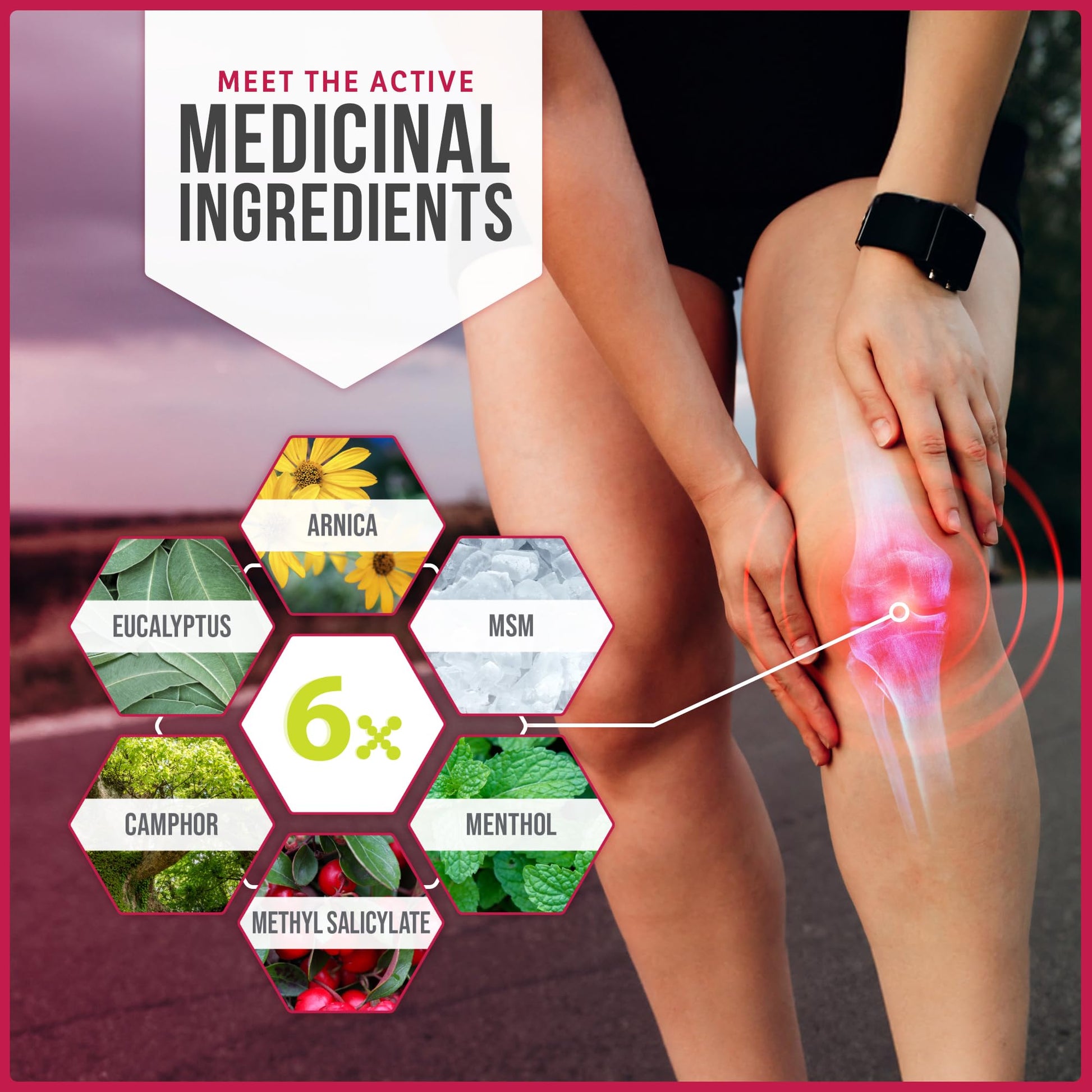 Kalaya 6X Pain Relief Arnica Cream with Massager and 6X Extra Strength Pain Relief Cream Kalaya NaturalsAu supplements