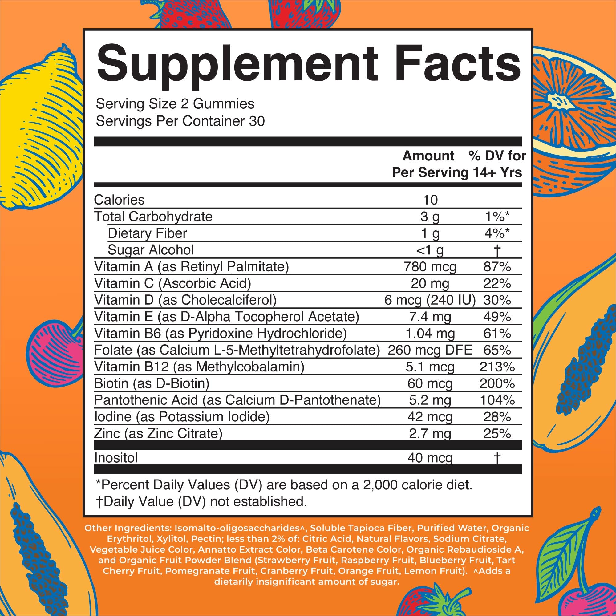 MaryRuth Organics Multivitamin for Women and Men | Sugar Free | Adult Multimineral Gummy with Vitamin C | MaryRuth OrganicsAu supplements