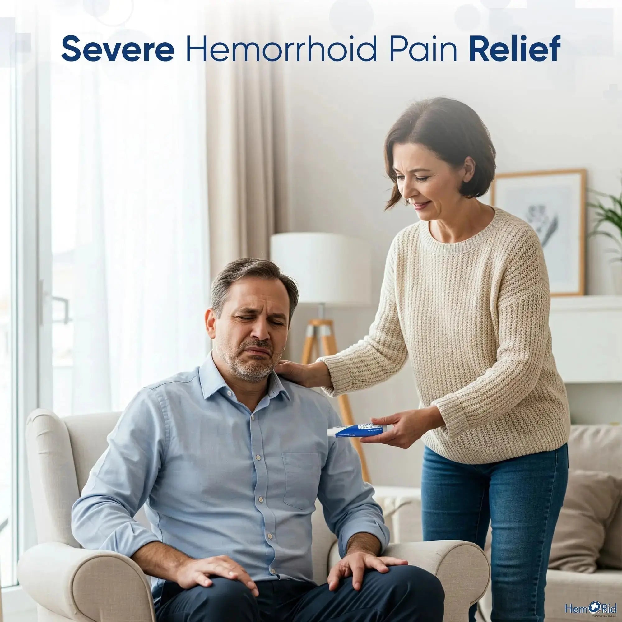 HemRid Maximum Strength Lidocaine Cream for Pain Management. Fast-Acting Hemorrhoid Solution with 5% Lidocaine. Instant Anal Itch and Numbing Effect HemRidAu supplements