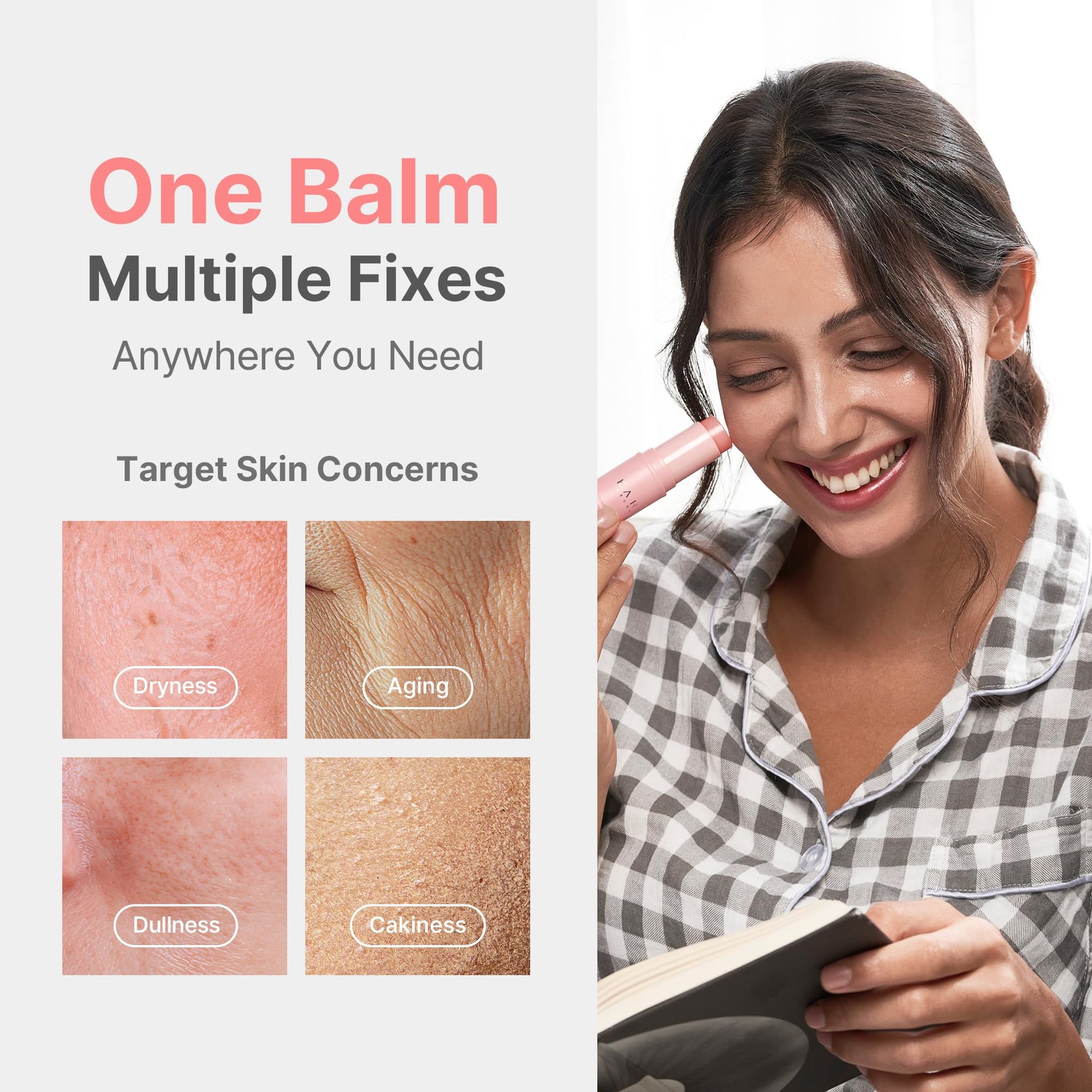 KAHI Wrinkle Bounce Multi Balm Stick | PDRN Collagen Wrinkle Stick | Korean Skin Care |All-in-One Hydrating Lip Balm Eye Cream Neck Cream Make Up Base & Face Mist Moisture Balm KAHIAu supplements